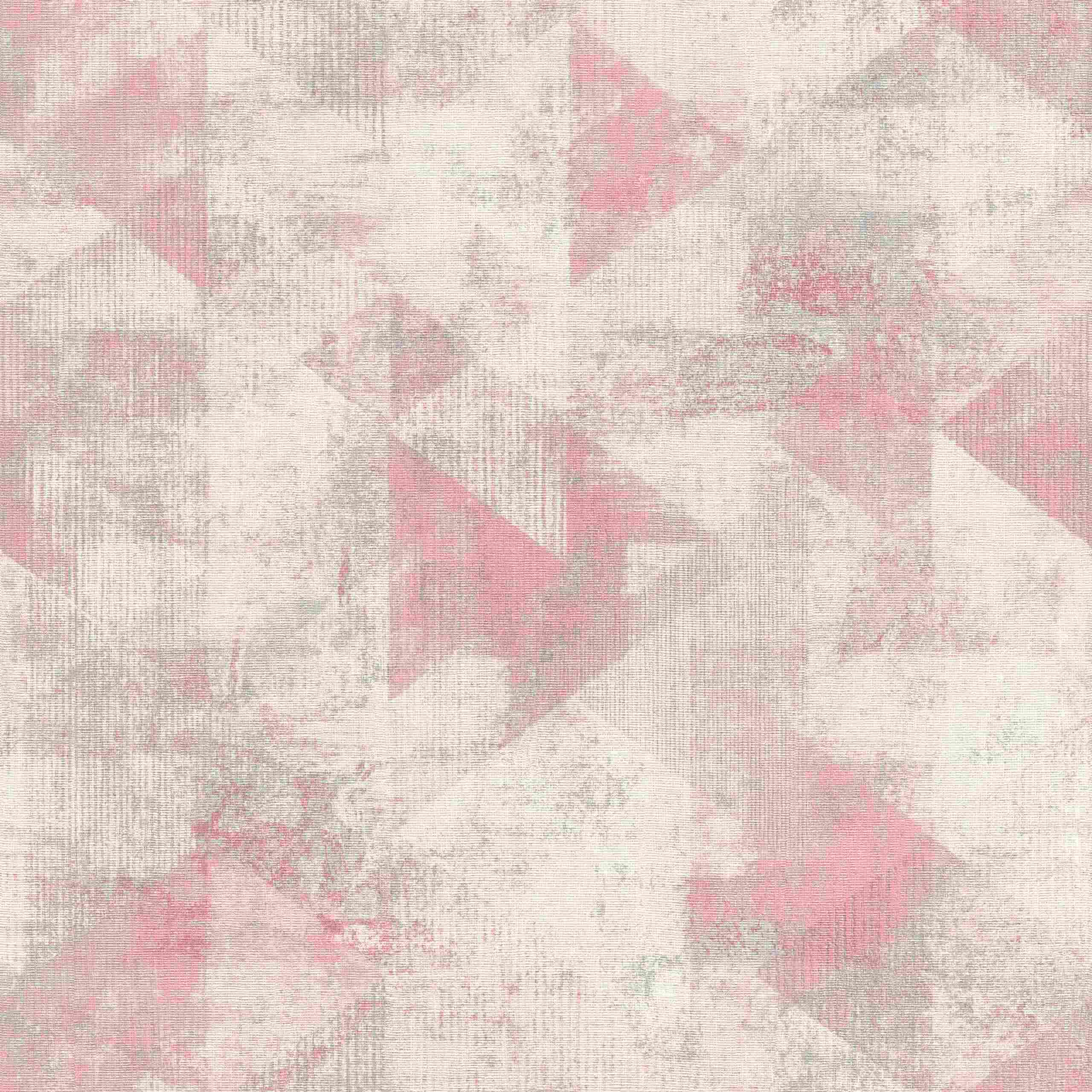 Quick Hyde Park 411508 Carta da parati in tessuto non tessuto Vintage Retro 0,53 x 10,05 m Rosa