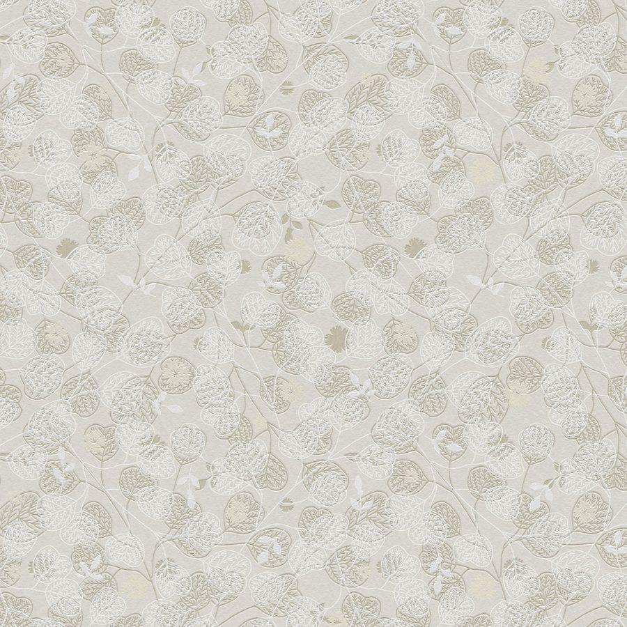 A.S. Creation Stili di viaggio 391112 Carta da parati in tessuto non tessuto aspetto floreale 10,05 x 0,53 m Beige