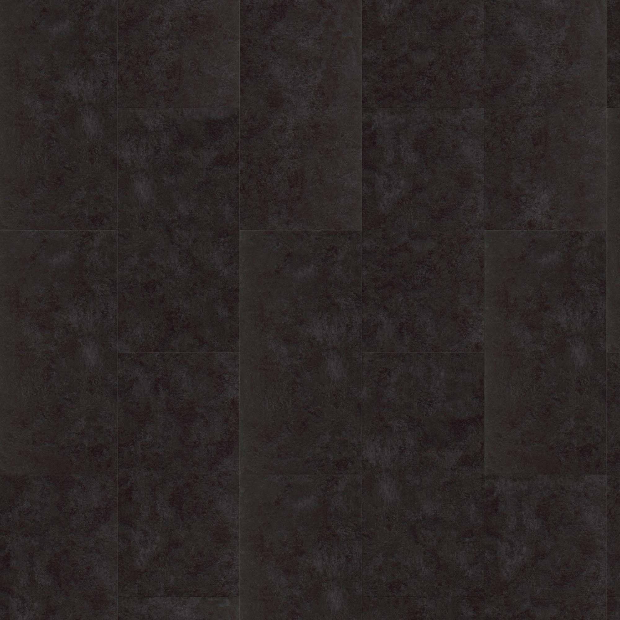 Pavimento in vinile 24H3 8050H Pavimento di design 609,6x304,8x2 mm Piastrella in vinile adesivo effetto pietra nero NKL31