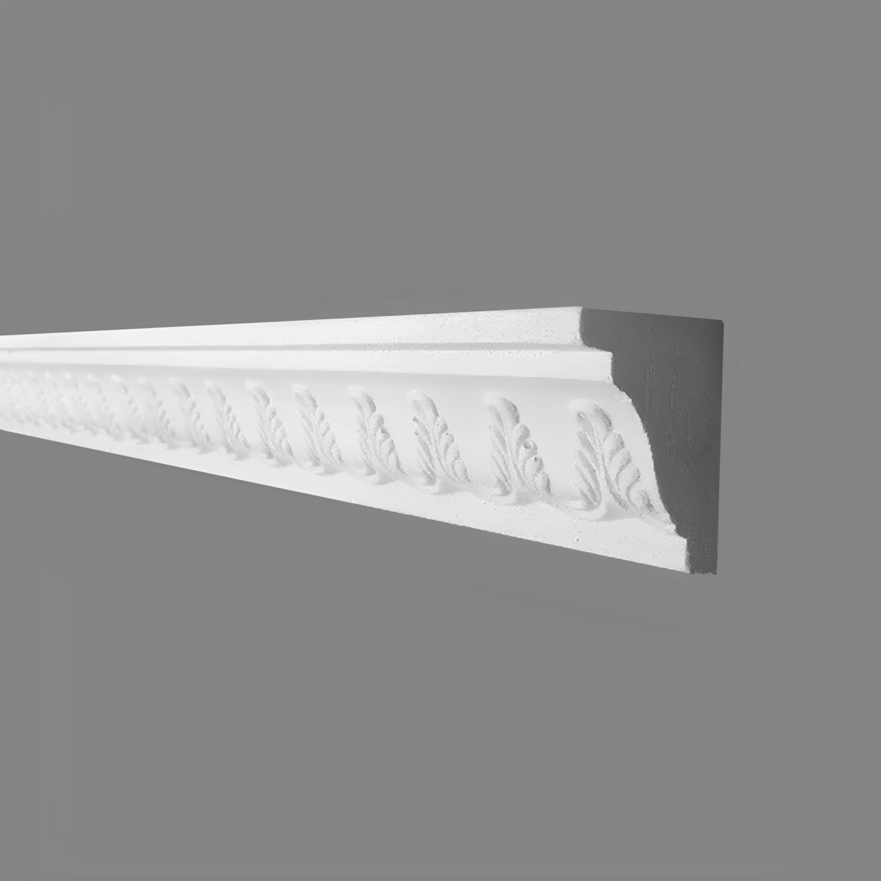 PROVISTON Modanatura in gesso Münster Stucco in gesso autentico 58 x 64 x 1000 mm Modanature in gesso