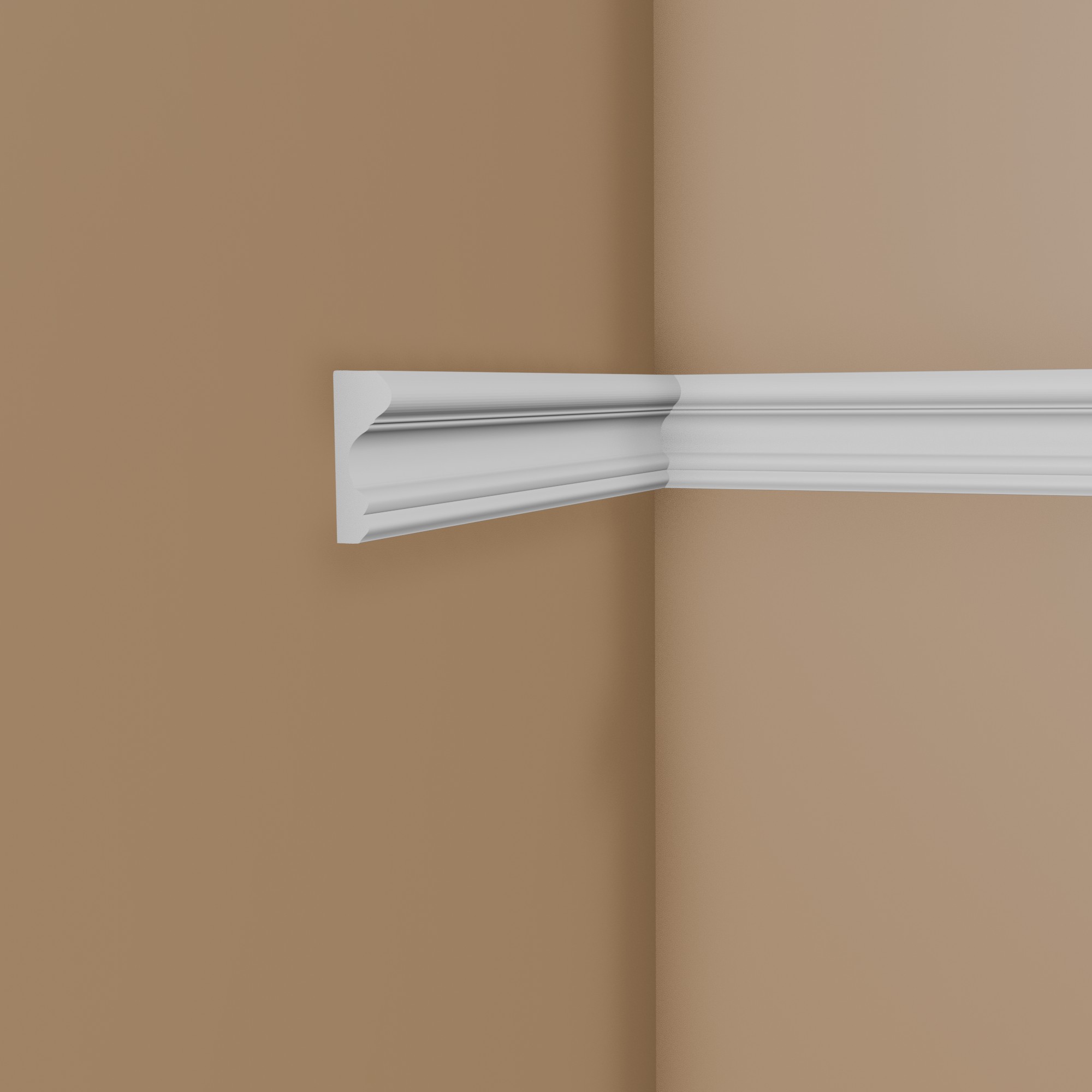 Modanatura murale Mardom MDD311 Profoam 25 x 85 x 2000 mm modanatura decorativa bianca