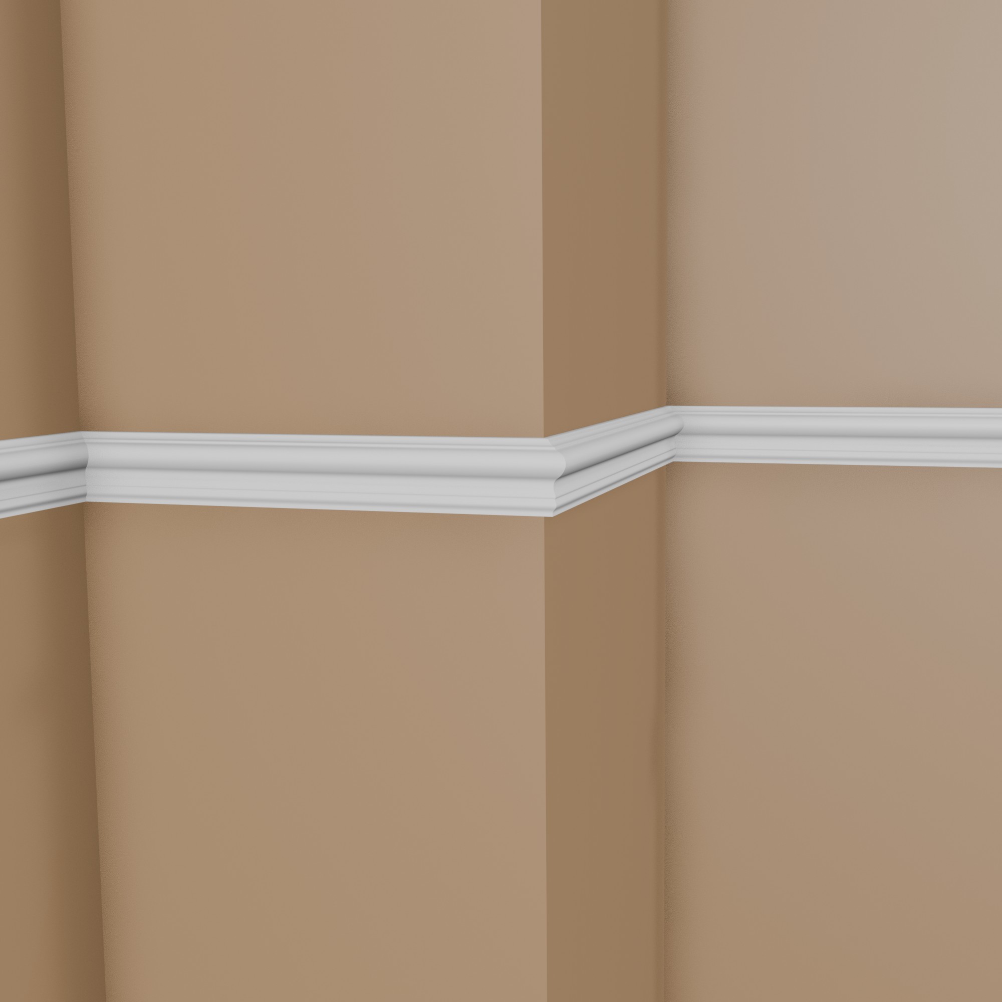 Modanatura murale Mardom MD346 Polyforce 23 x 61 x 2000 mm Modanatura decorativa bianca Moderna