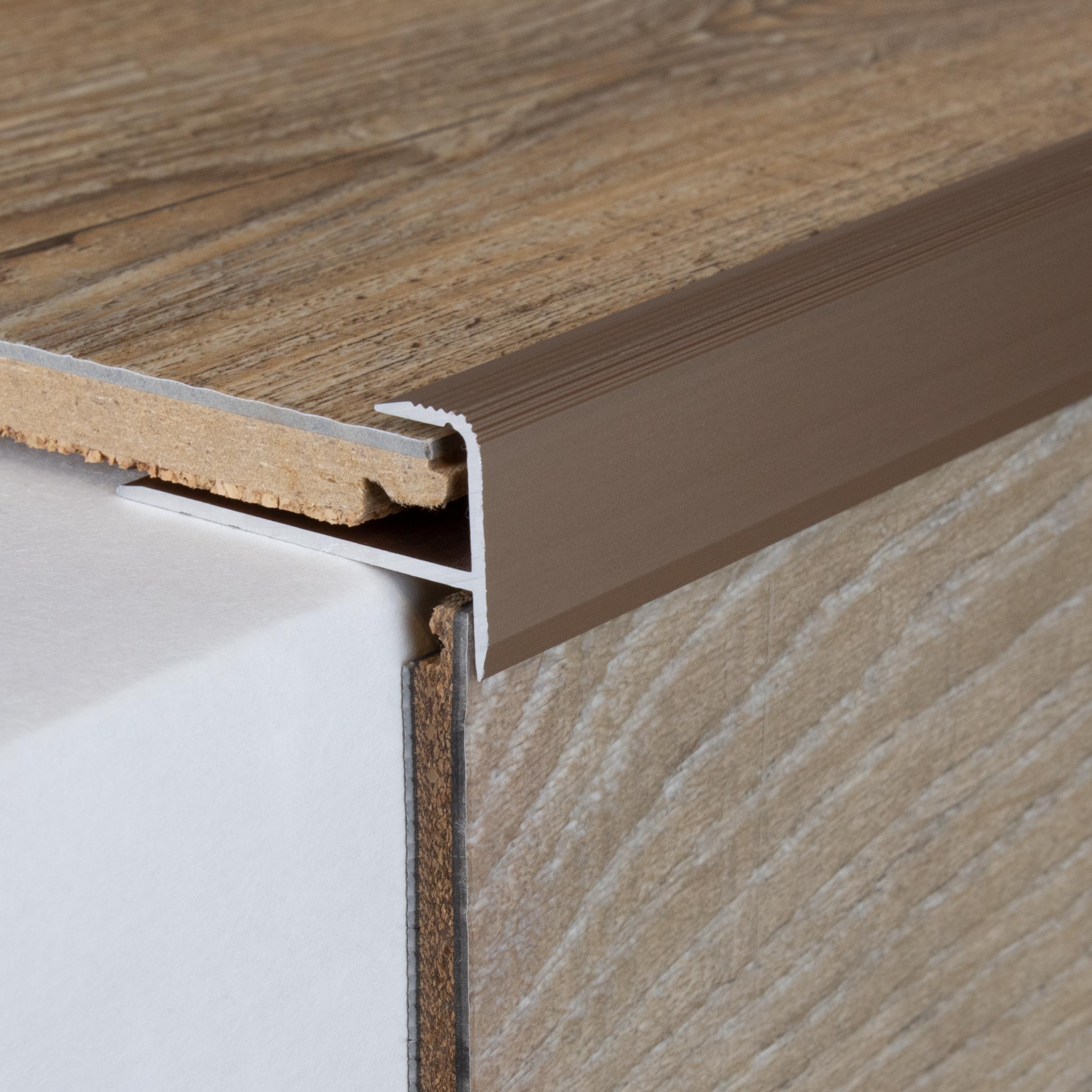 Profili di bordatura e finitura PROVISTON Matane B 37 mm altezza bordatura 10,3 mm alluminio anodizzato