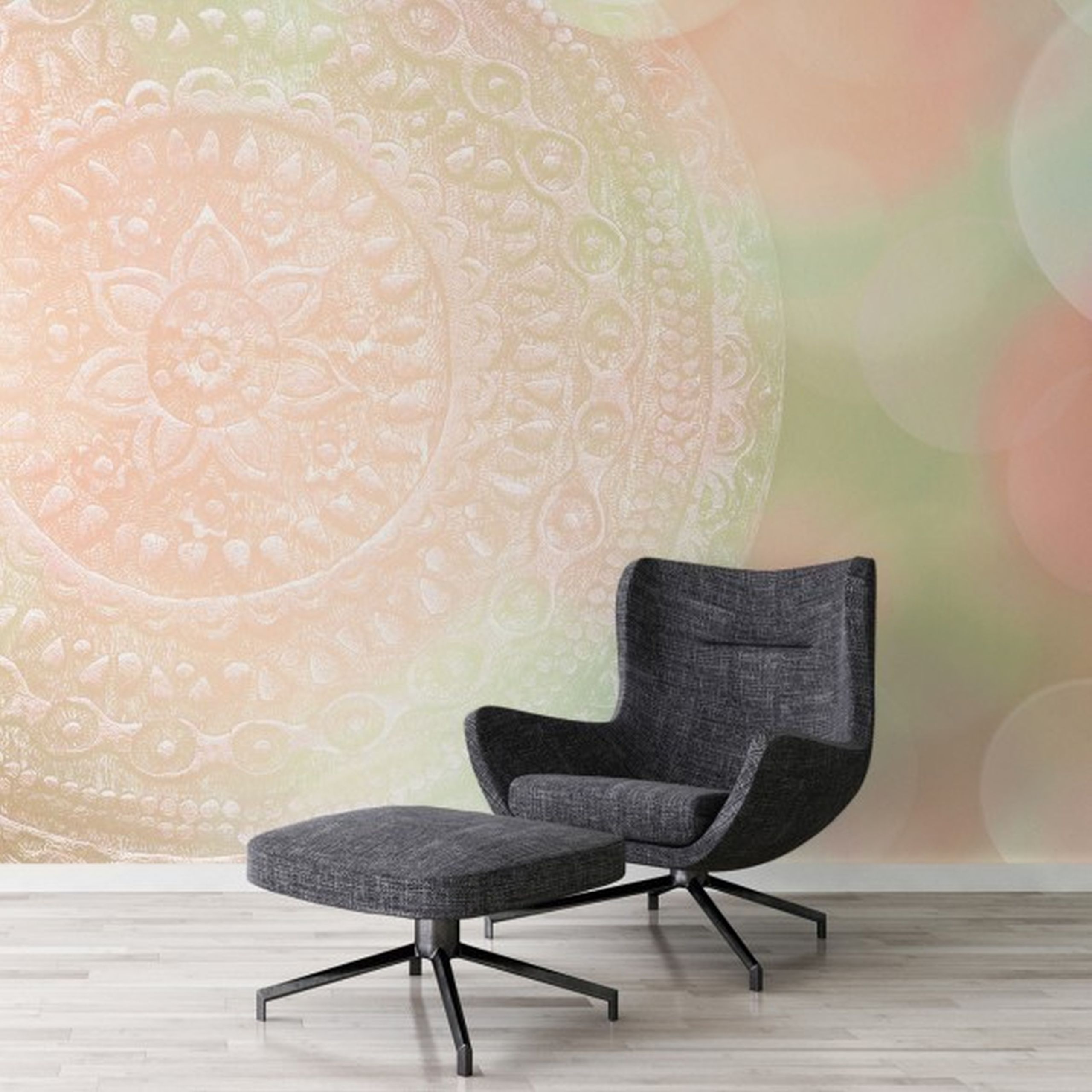 A.S. Creation Atelier 47 DD117550 Carta da parati fotografica Tessuto non tessuto 400 x 270 cm Orientale Verde