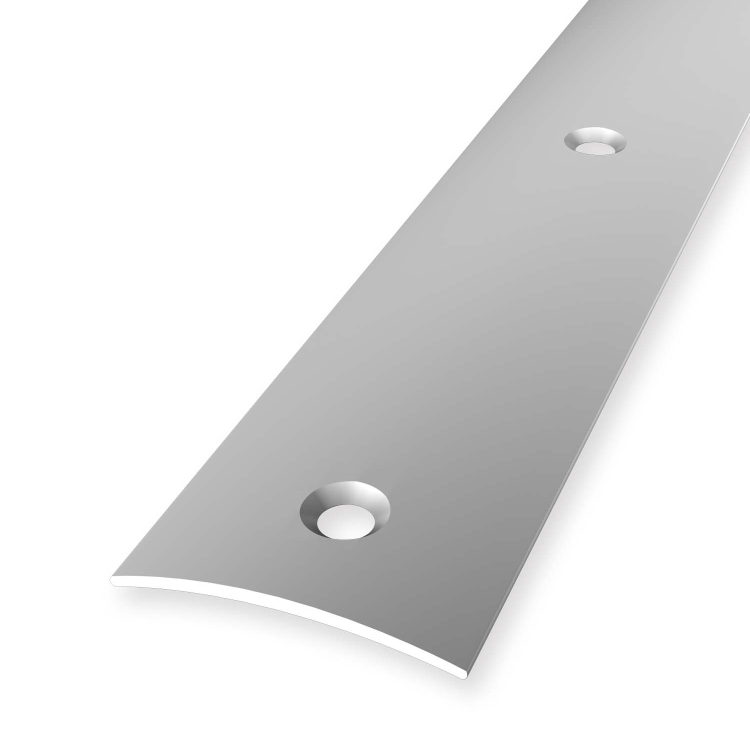 Profilo di transizione in alluminio liscio 4 x 30 mm, varie lunghezze Küberit