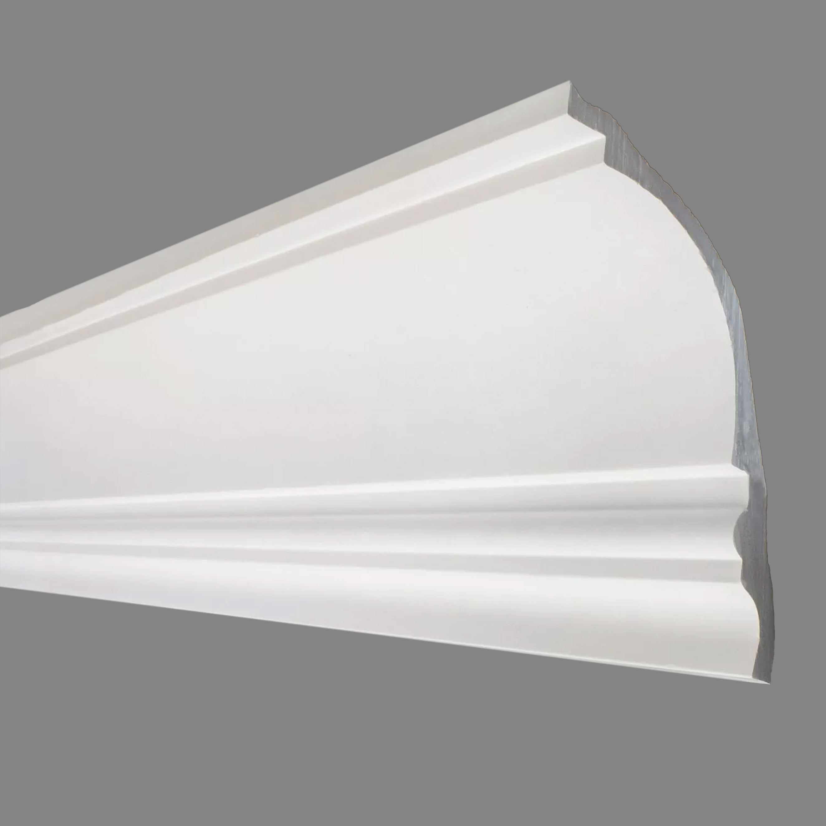 PROVISTON Modanatura in gesso Erlangen Stucco in gesso autentico 106 x 120 x 1200 mm Modanature in gesso