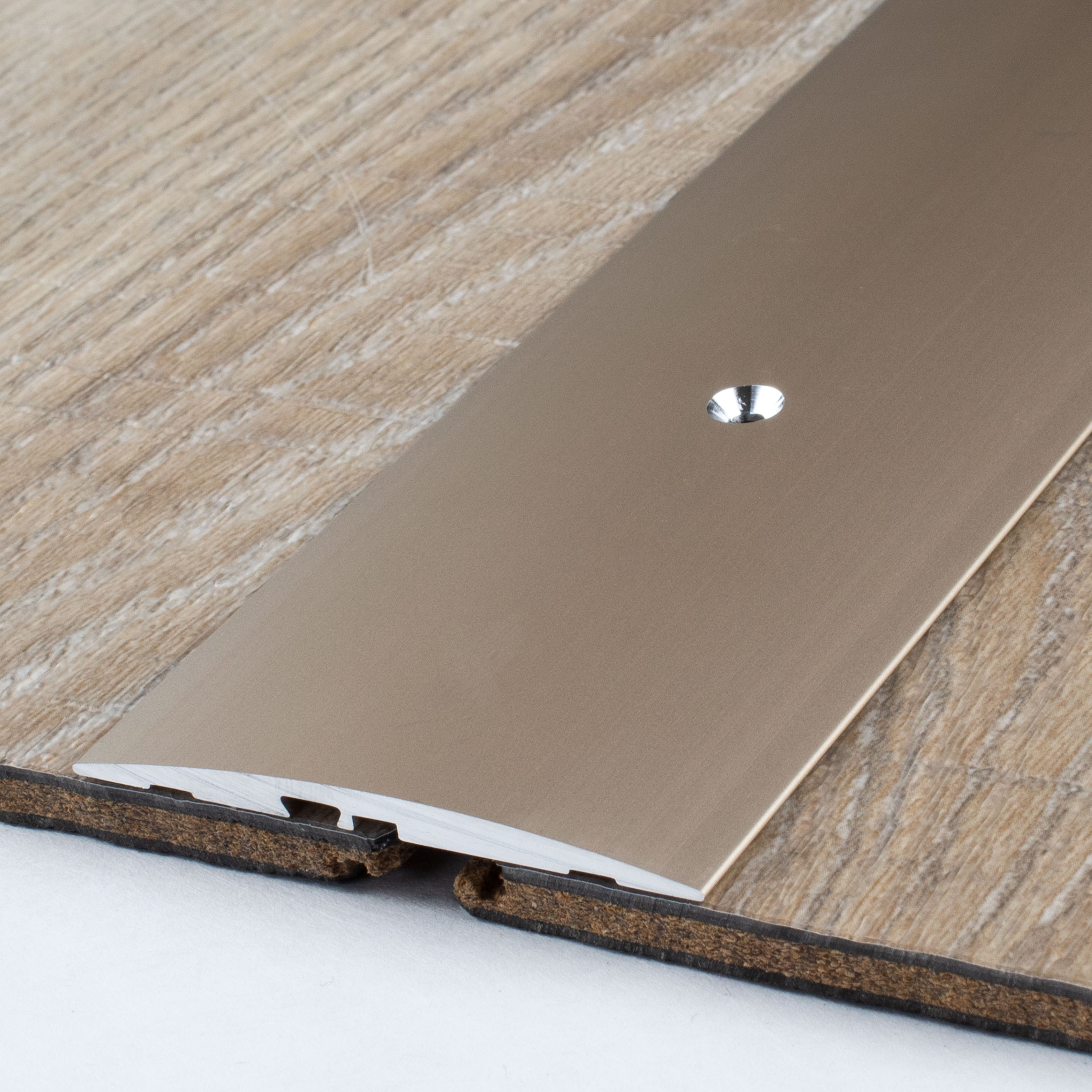 Profilo di transizione PROVISTON, altezza 4 mm, larghezza 58 mm, striscia di transizione, alluminio