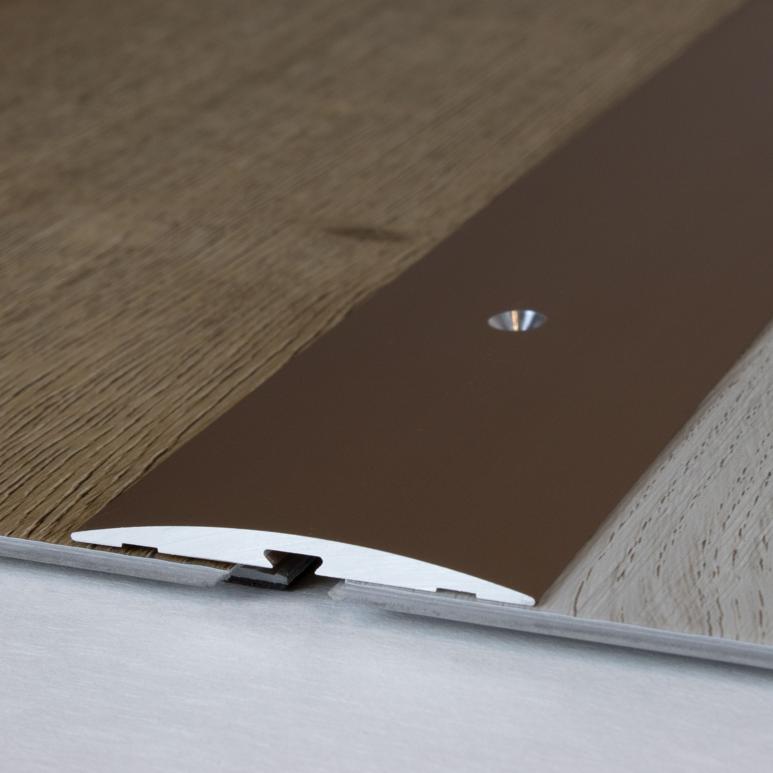 Profilo di transizione PROVISTON Brecht H 4 mm W 50 mm striscia di transizione alluminio anodizzato