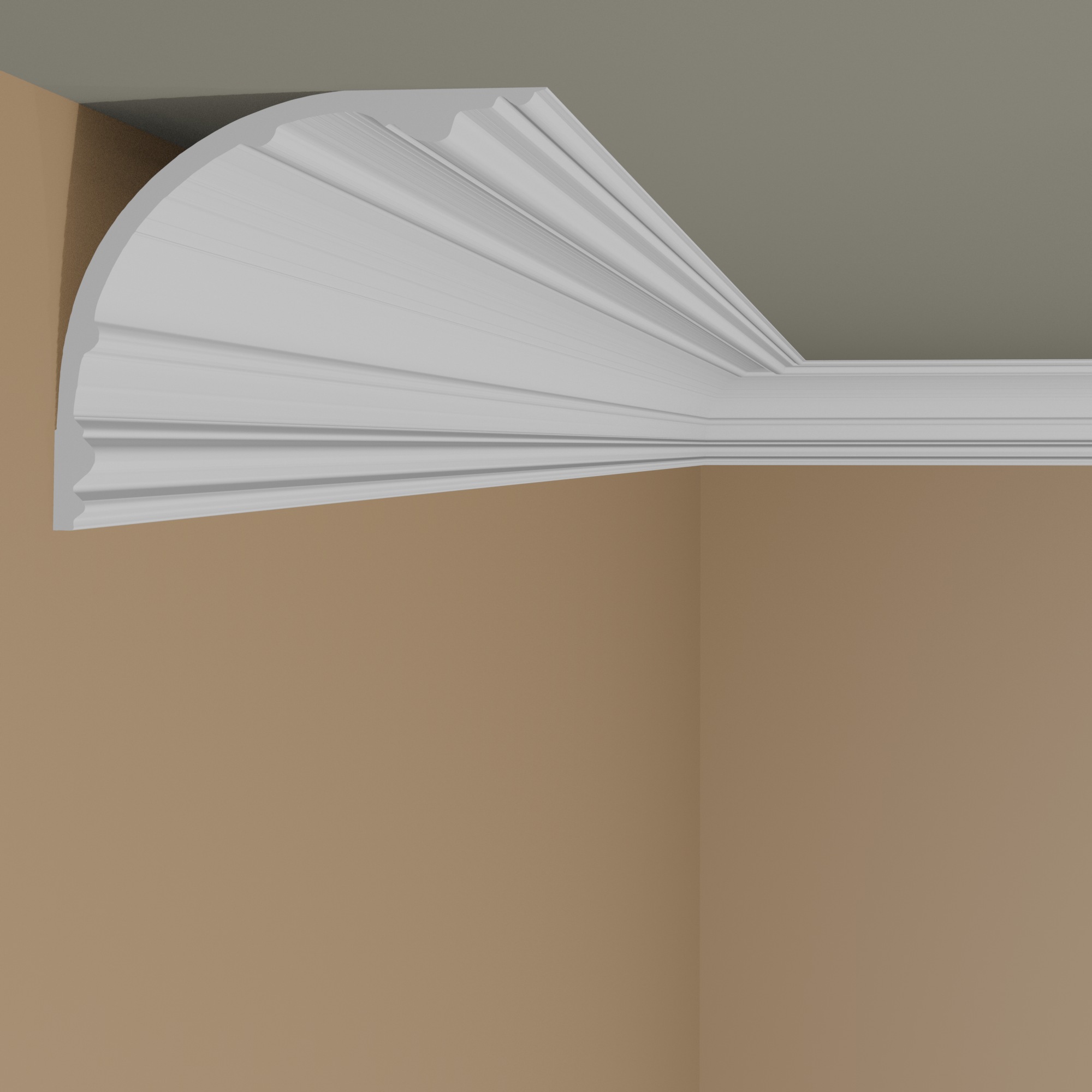 NMC Z40 ARSTYL Modanatura per soffitto 170 x 175 x 2000 mm Poliuretano Bianco