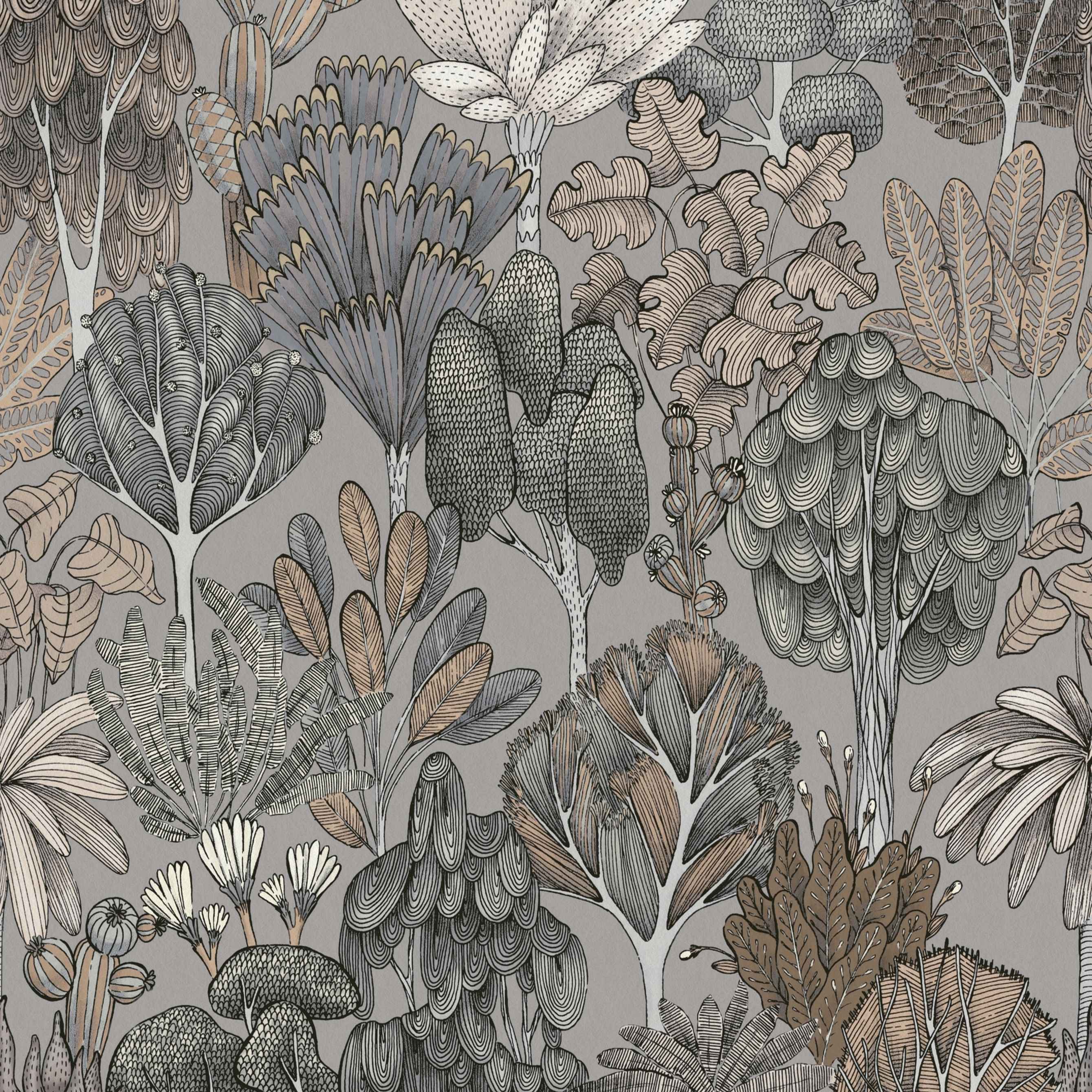 A.S. Creation Impressione floreale 377574 Carta da parati in tessuto non tessuto Aspetto naturale 0,53 x 10,05 m Colorato