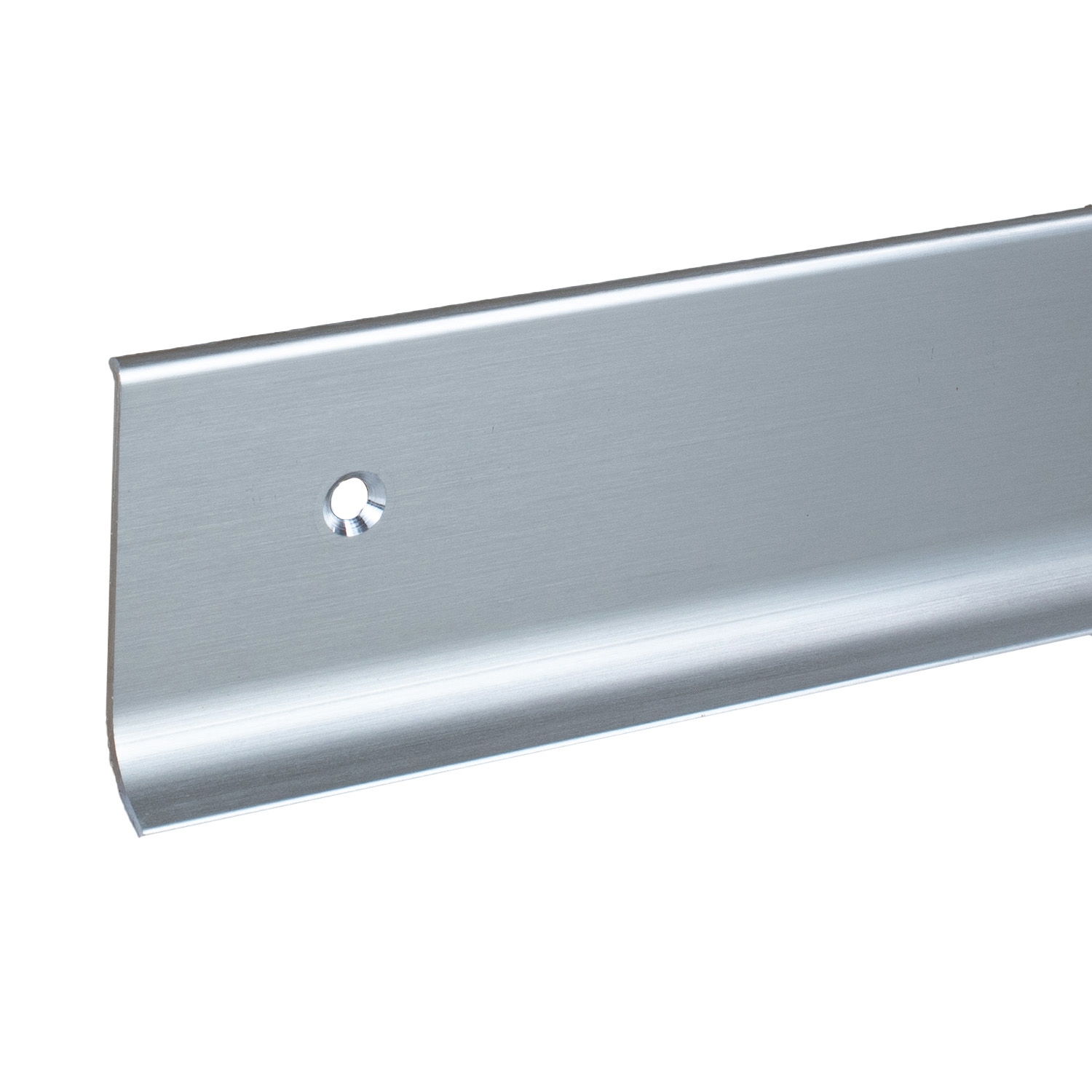 Battiscopa in metallo Auer, altezza 40-100 mm, larghezza 10 mm, battiscopa in alluminio, impermeabile, moderno