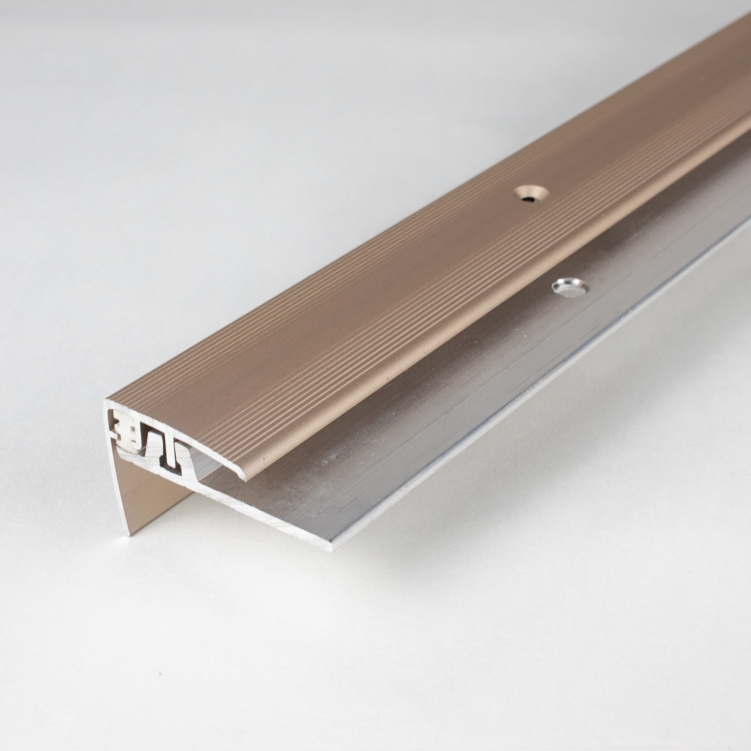 Profili per bordi e angoli delle scale PROVISTON Lakeview H 24 mm W 40 mm Altezza bordo 4 - 7 mm