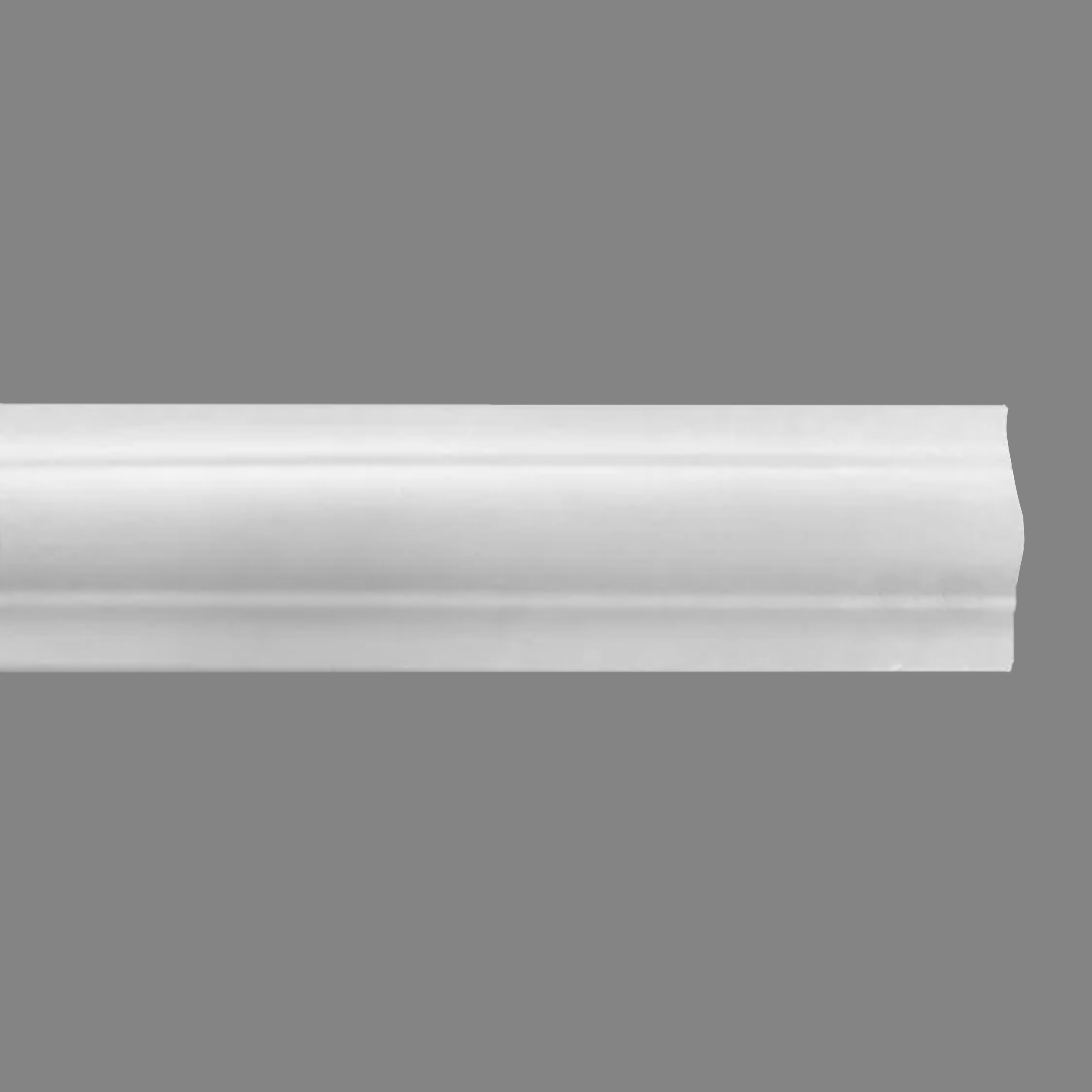 PROVISTON Modanatura decorativa Weimar Gesso 12 x 25 x 910 mm Modanatura murale Bianco