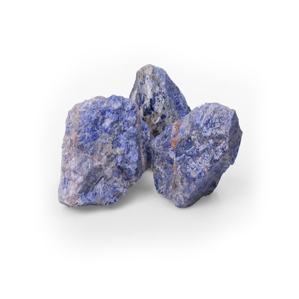 Pietre di sodalite 60 - 120 mm Pietre per gabbioni Gabbioni di sodalite Blu Design da giardino GSH