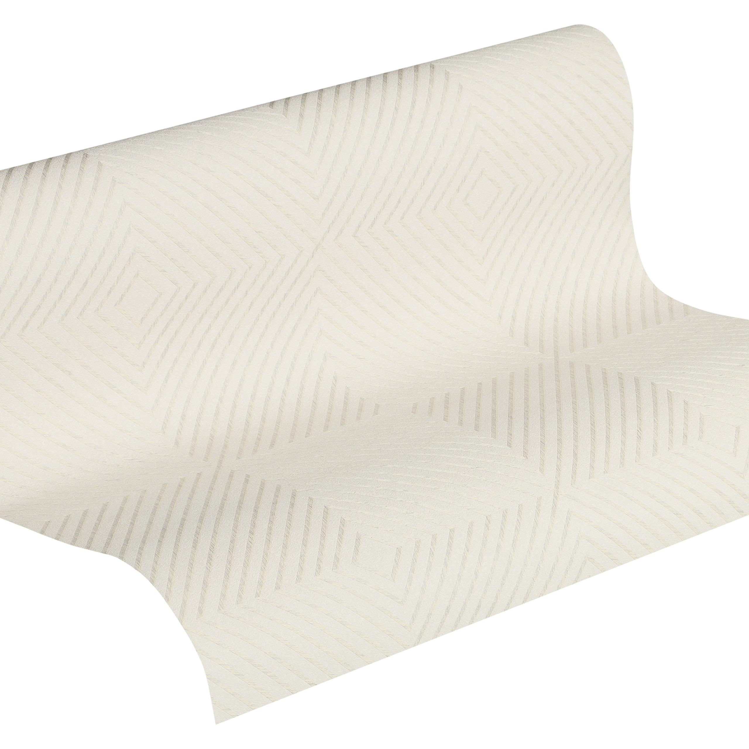 A.S. Creation Metropolitan Stories 369263 Carta da parati in tessuto non tessuto Ottica 3D 0,53 x 10,05 m crema