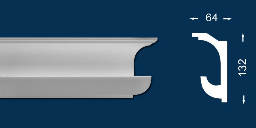 Lichtleiste "Wiesemann LL4" - Stuckleiste für indirekte Beleuchtung