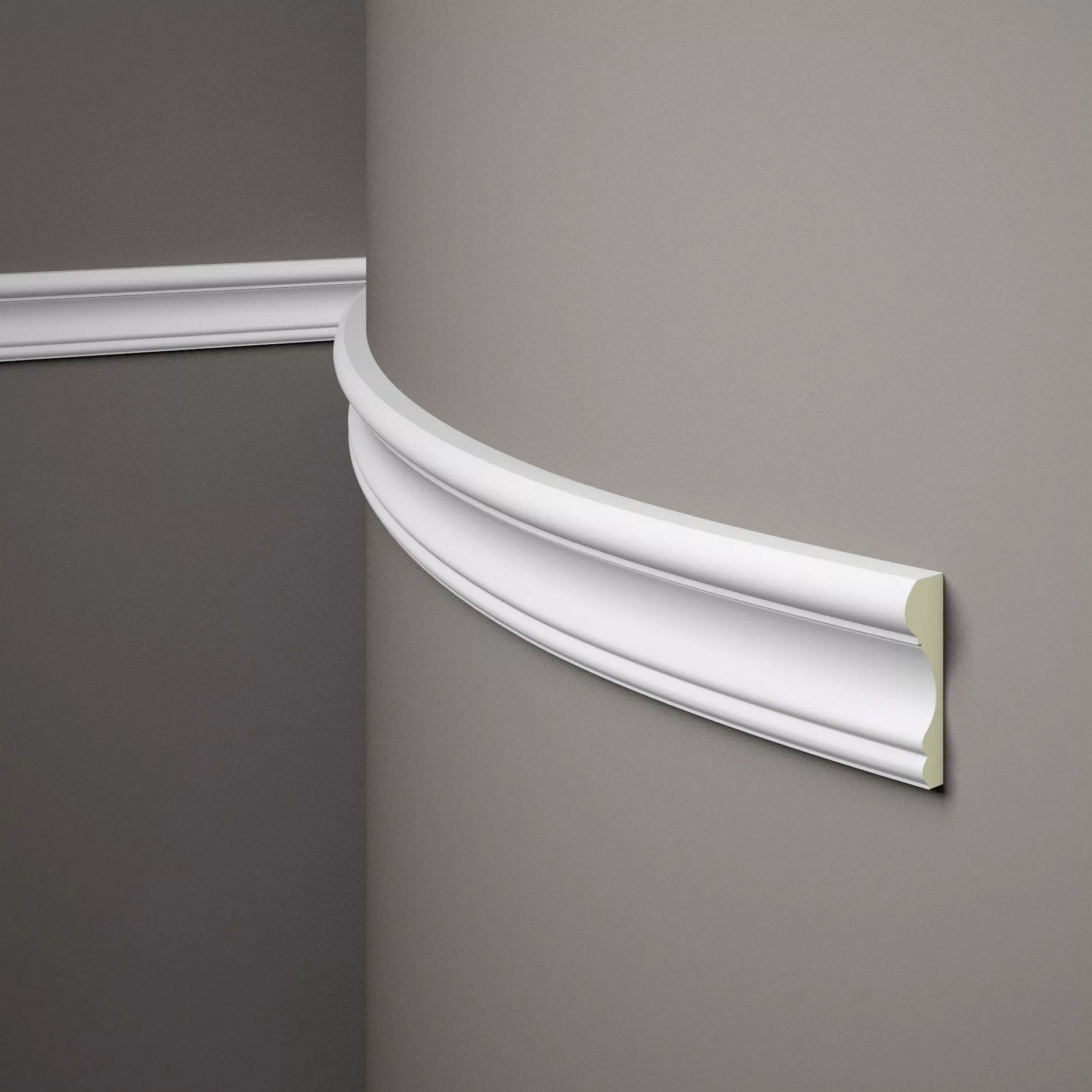 Profilo decorativo flessibile Mardom MDD311F Profoam 25 x 85 x 2000 mm Bianco profilo decorativo pieghevole