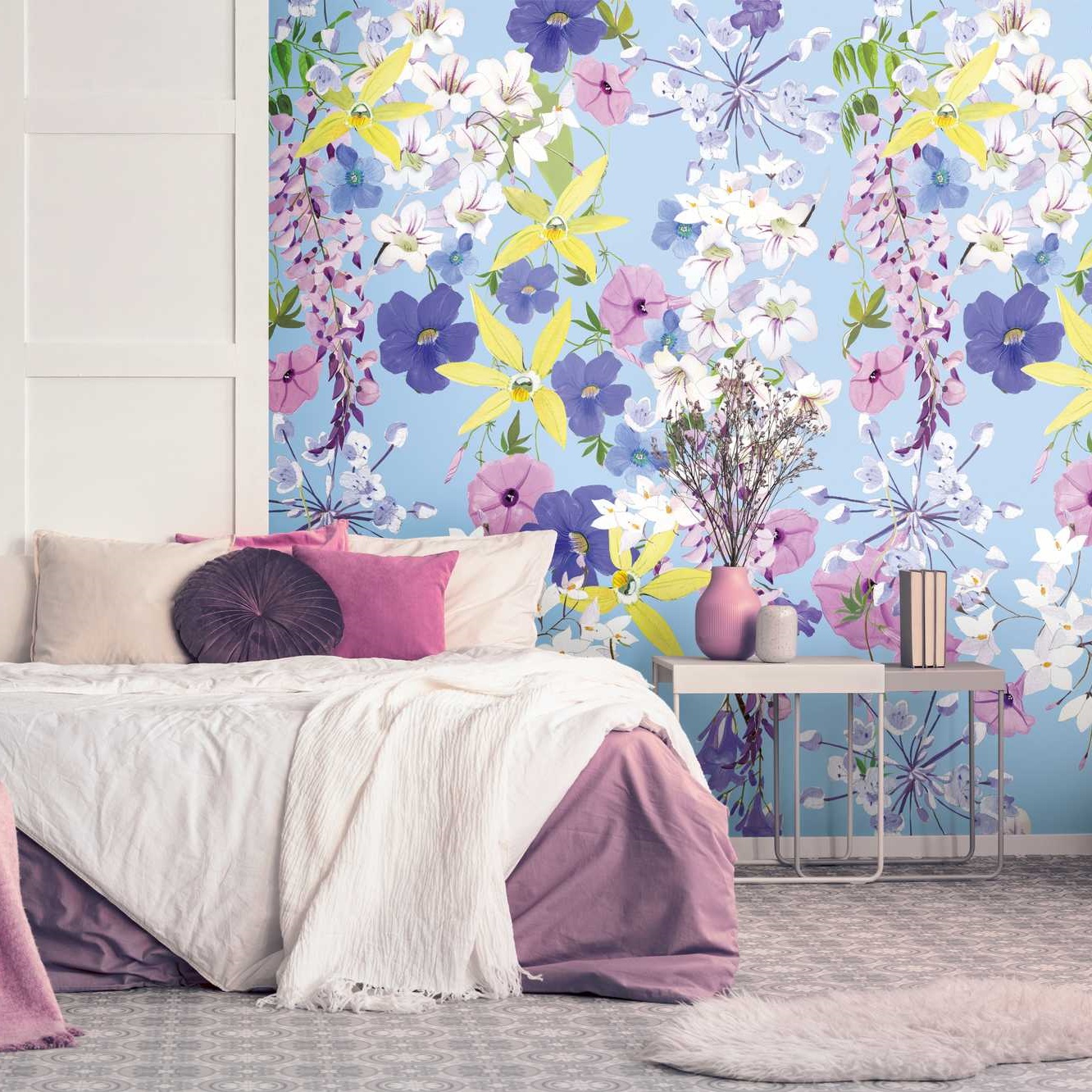 A.S. Creation Photo Wallpaper The Wall II 391961 Un motivo per rotolo Aspetto floreale Colorato