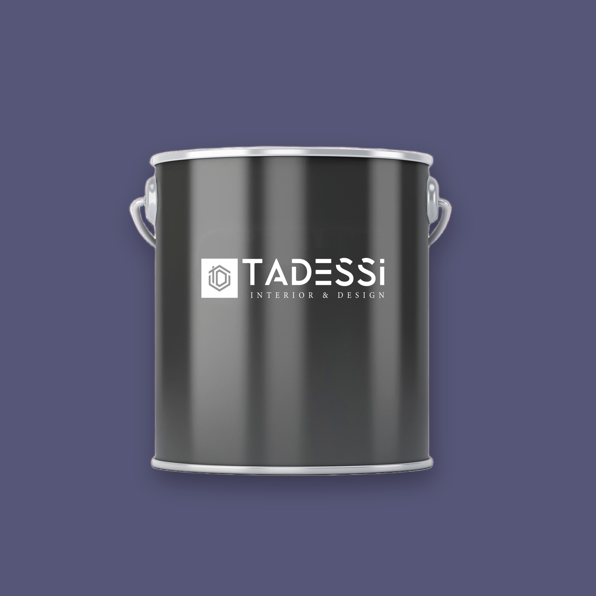 TADESSI Wall Select Wall Paint Viola - Blu Notte - Pittura per Interni di Alta Qualità - Colore Intenso