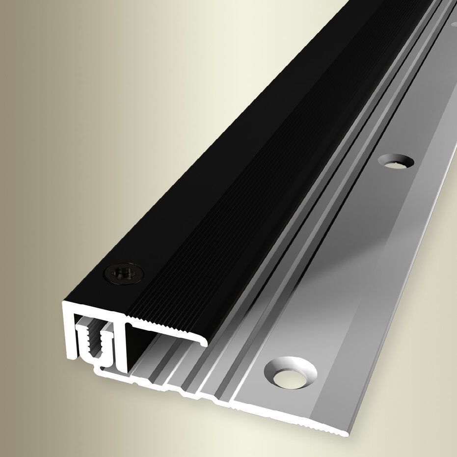 Profili di bordatura e finitura Küberit B 40 mm altezza bordatura 6,5 ??- 16 mm alluminio anodizzato