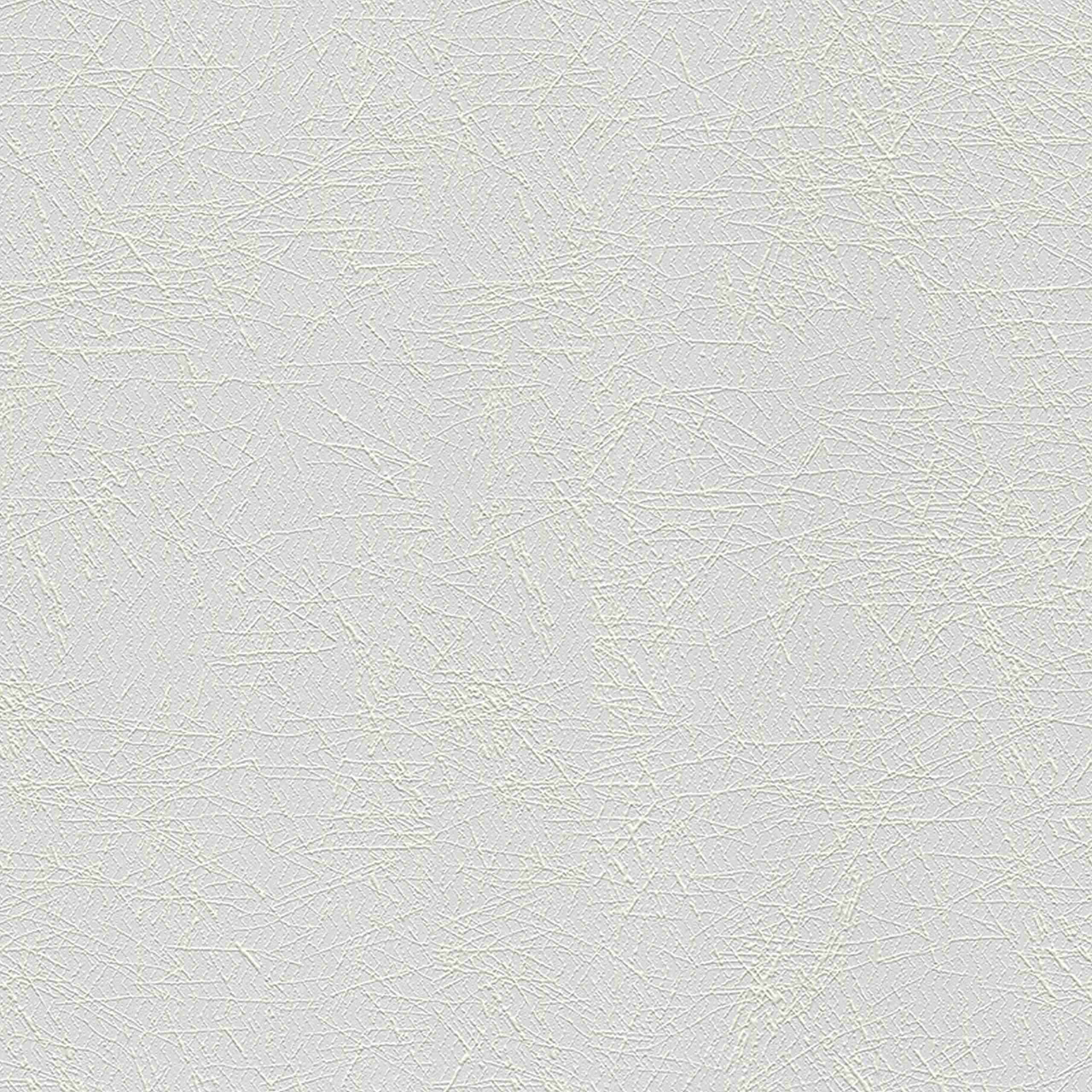 A.S. Creation Carta da parati in tessuto non tessuto Master 103512 Carta da parati in tessuto non tessuto verniciabile Gesso 0,53 x 10,05 m Bianco