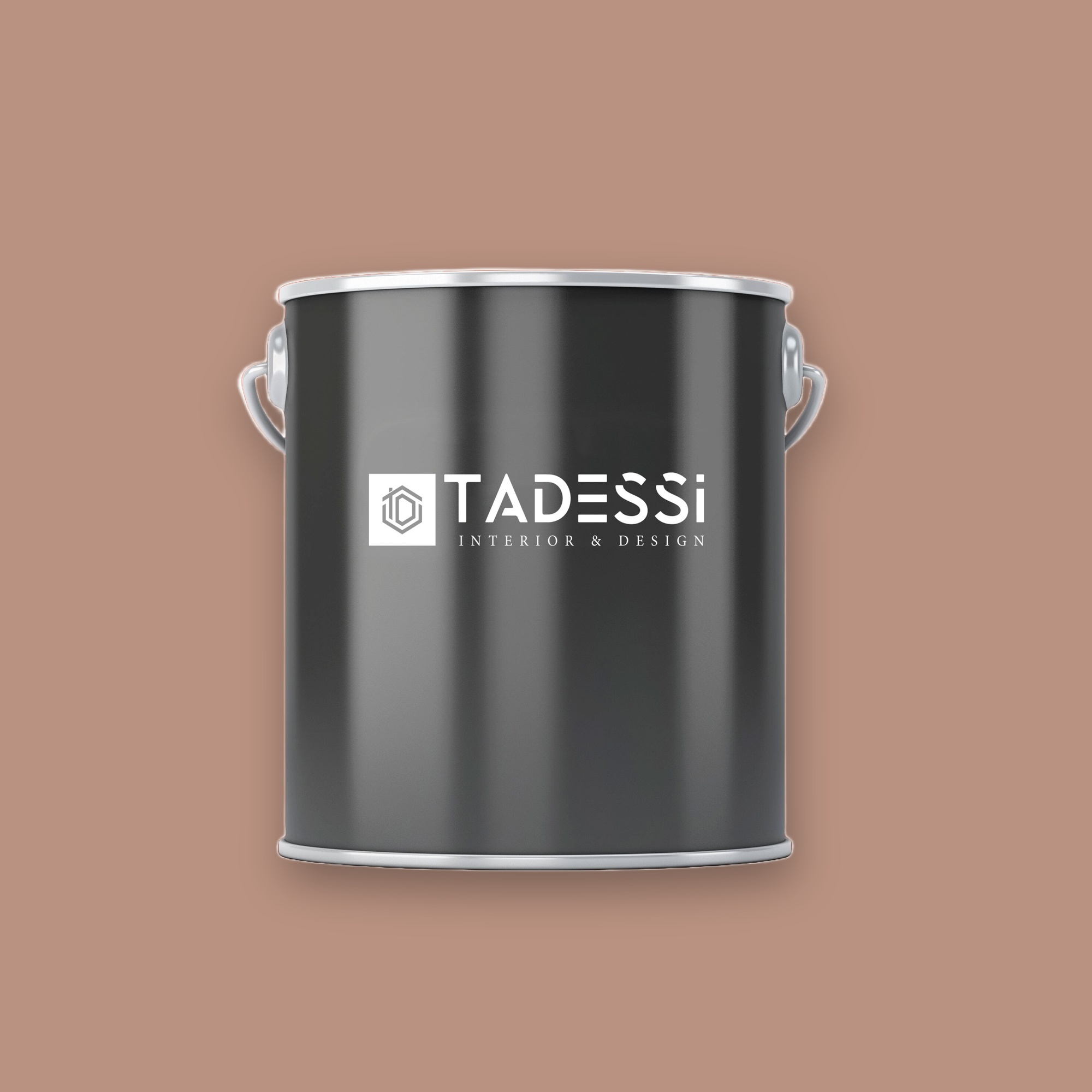 TADESSI Wall Select Wall Paint Marrone - Beige Tenue - Pittura per Interni di Alta Qualità - Colore Intenso