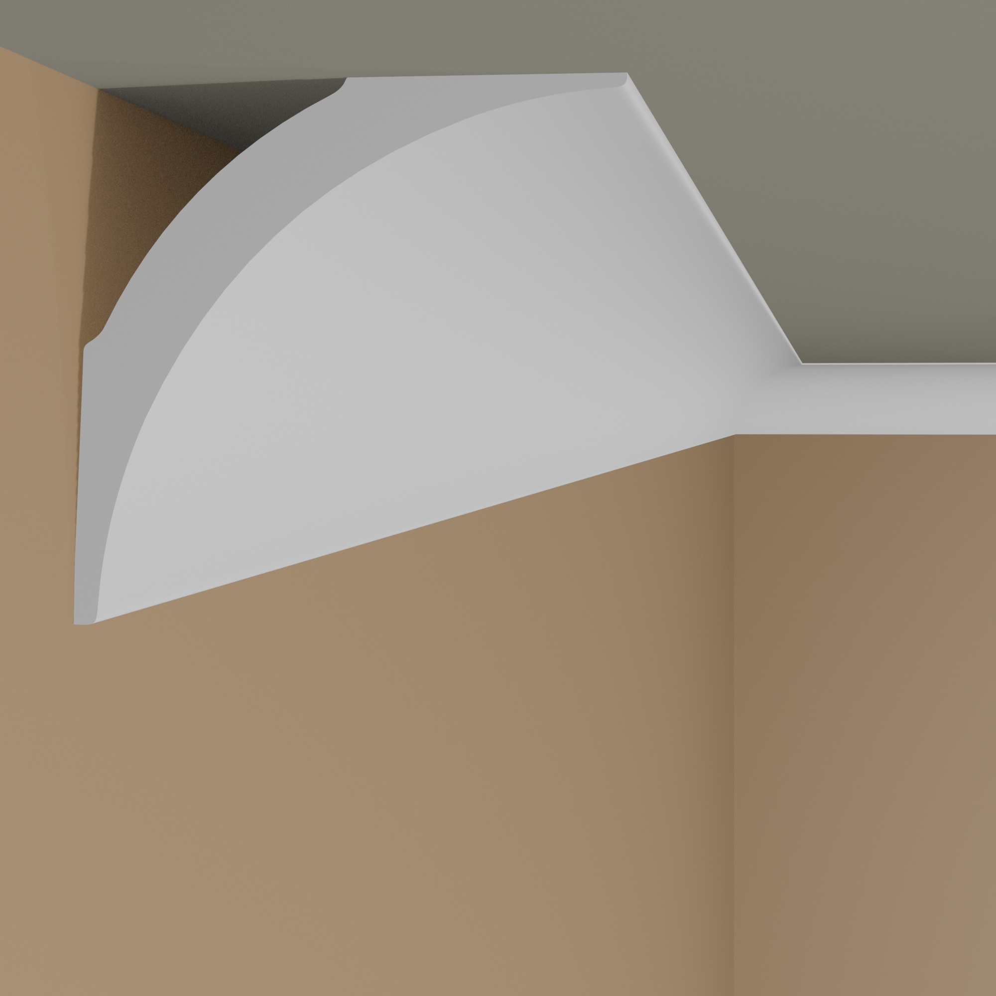 NMC Cornice NE4 NOMASTYL Polistirene 100 x 100 x 2000 mm Bianco Modanatura per soffitto