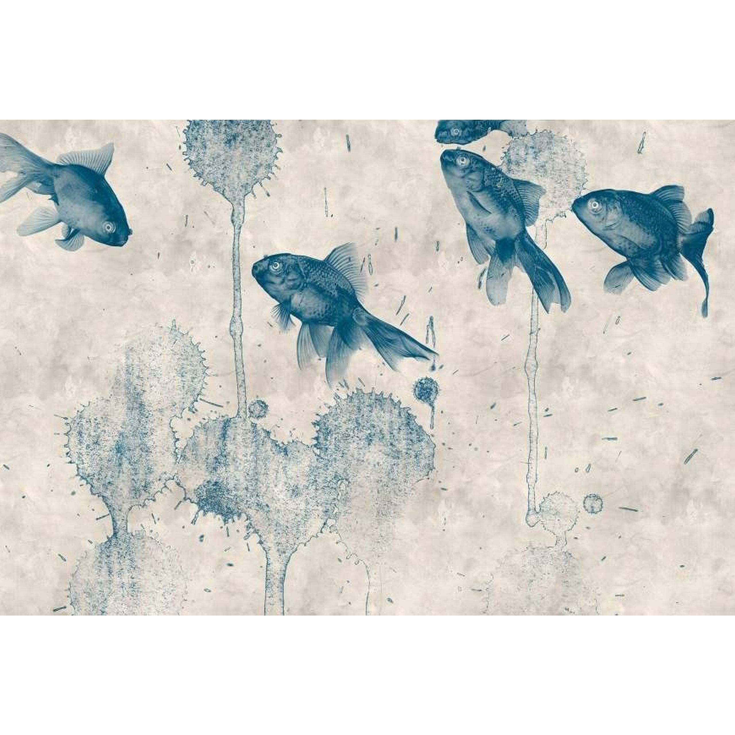 A.S. Creation Walls by Patel 1 DD110821 Carta da parati fotografica Tessuto non tessuto Varie dimensioni Animali Blu
