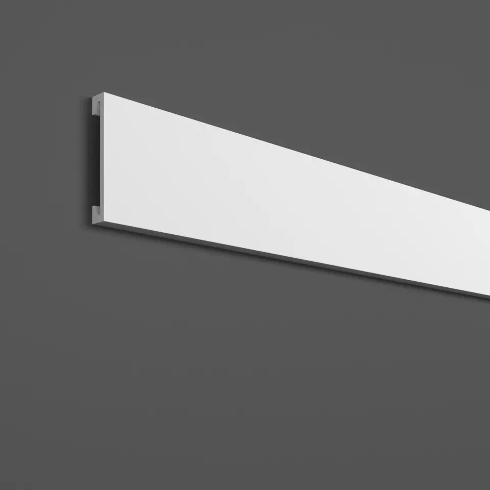 Elite Decor Cornice modanatura HCR506 Polimero 12 x 70 x 2000 mm Bianco Modanatura decorativa in polistirolo