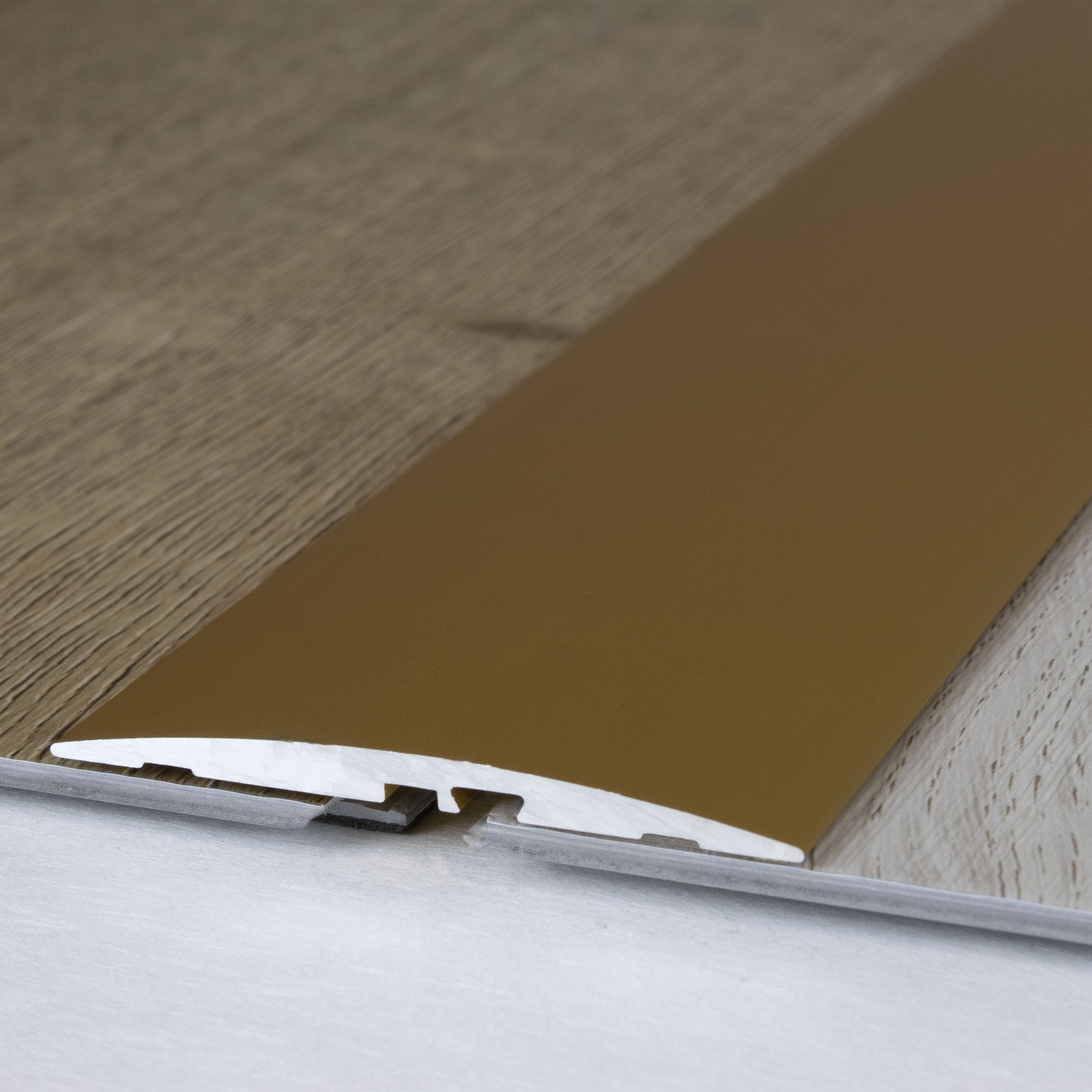 Profilo di transizione PROVISTON, altezza 4 mm, larghezza 58 mm, striscia di transizione, alluminio