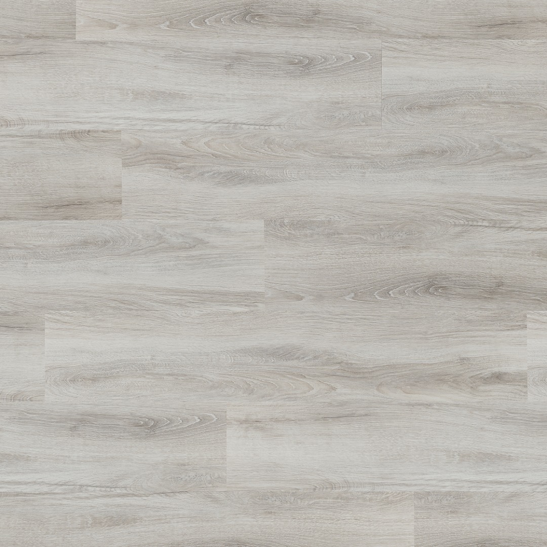 Pavimento in vinile LEGNAR Acoustic Freemont Oak, 1220 x 229 x 5,3 mm, vinile a incastro, bianco, NKL33