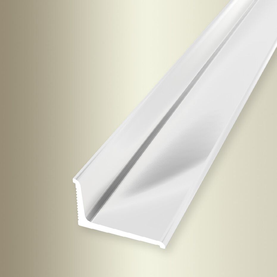 Profili di bordatura e finitura Küberit, altezza 12 mm, larghezza 18 mm, lunghezza 2700 mm, alluminio anodizzato