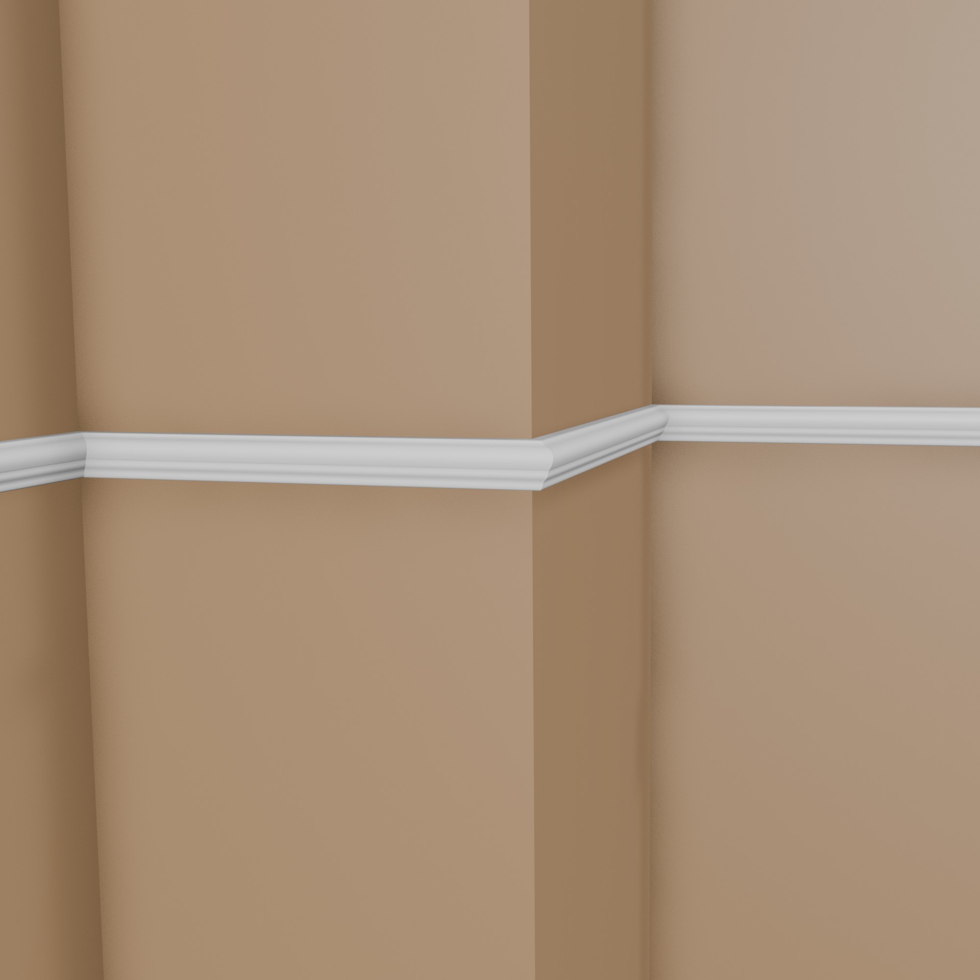 PROVISTON Modanatura decorativa "NE255" 20 x 39 x 2000 mm Bianco Modanatura murale Decorazione murale Alta qualità