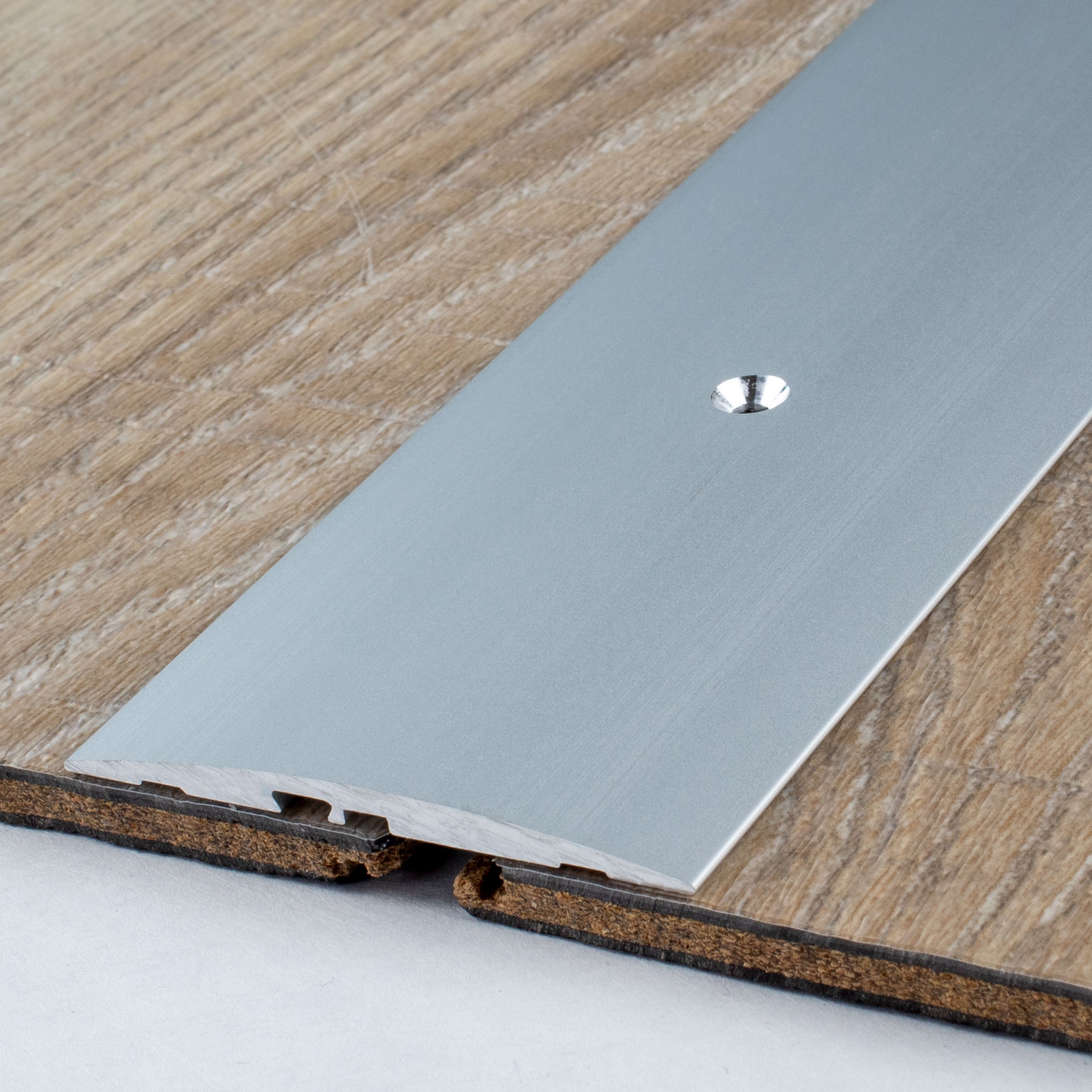 Profilo di transizione PROVISTON, altezza 4 mm, larghezza 58 mm, striscia di transizione, alluminio