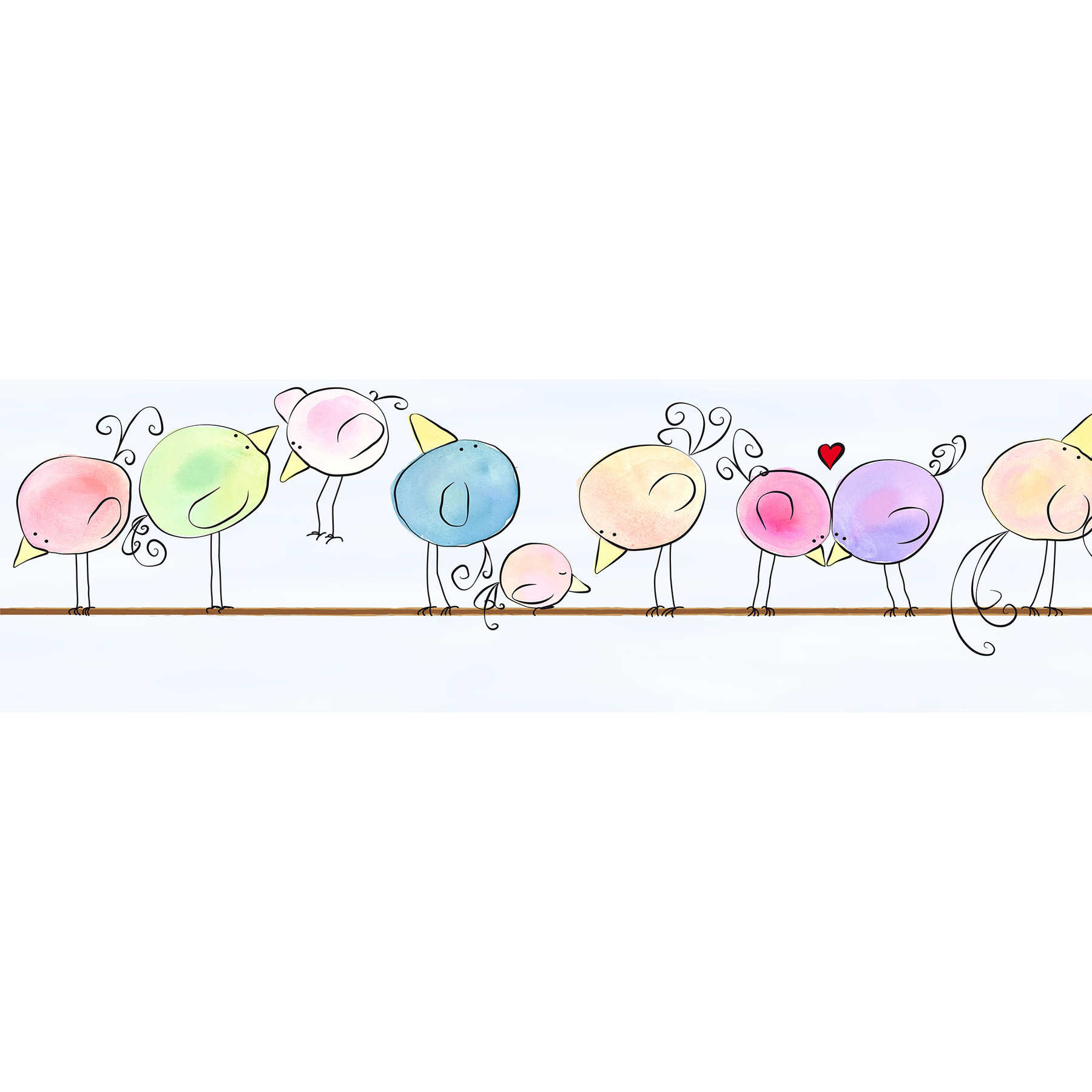 A.S. Creation Lovely Kids 403724 Bordo Cameretta per bambini 5 x 0,155 m Multicolore
