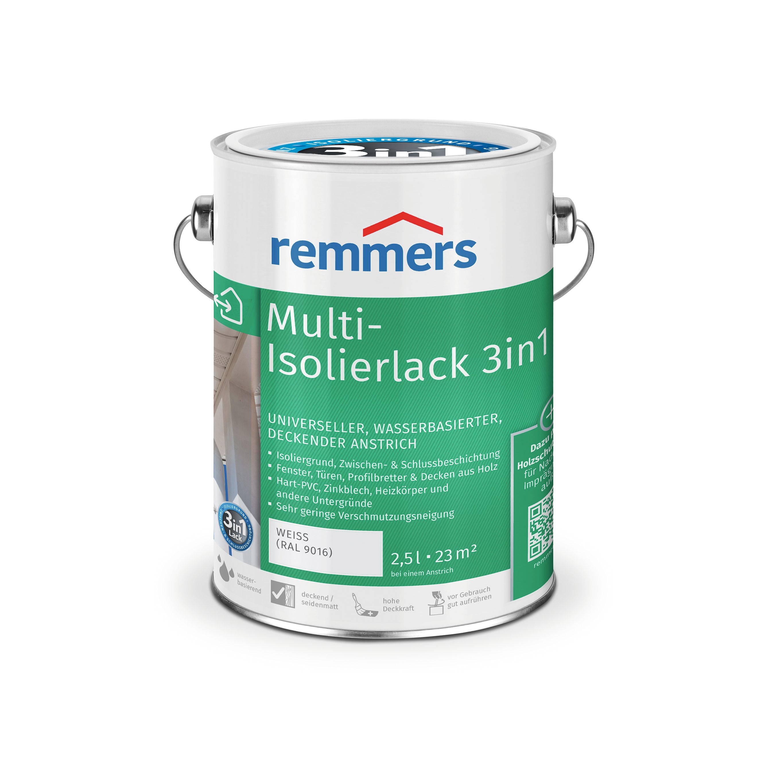 Vernice multiisolante 3 in 1 Remmers A base d'acqua Primer, intermedio e finitura Consegna gratuita