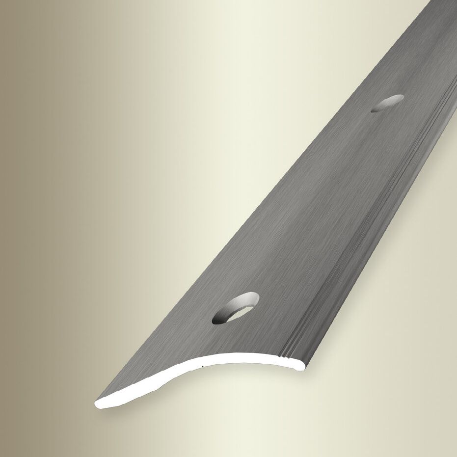 Profili di altezza e regolazione Küberit, larghezza 40 mm, altezza bordo 0 - 18 mm, alluminio anodizzato