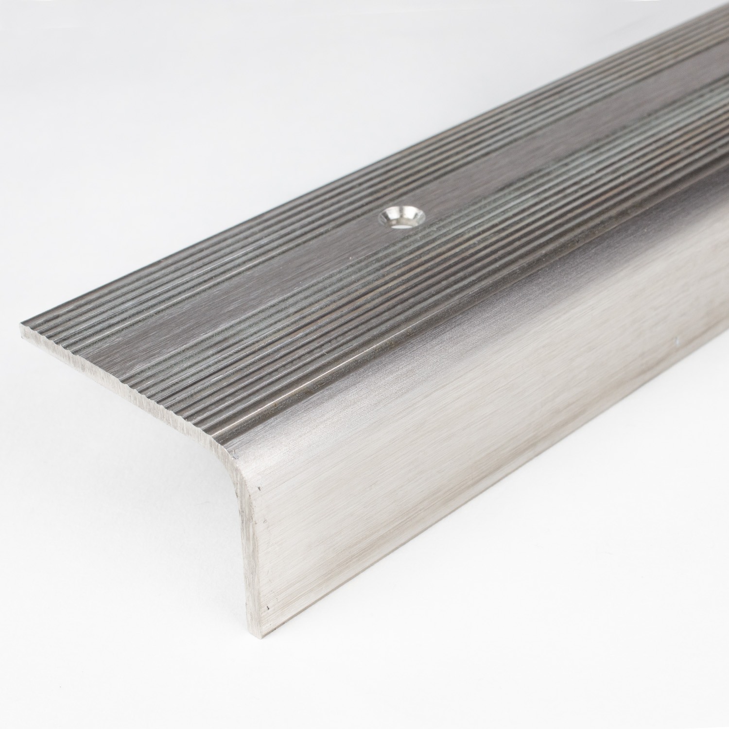 Profilo angolare e per bordi scale Auer Lynbrook, antiscivolo R10 DIN 51130, 28 x 50 mm, acciaio inox