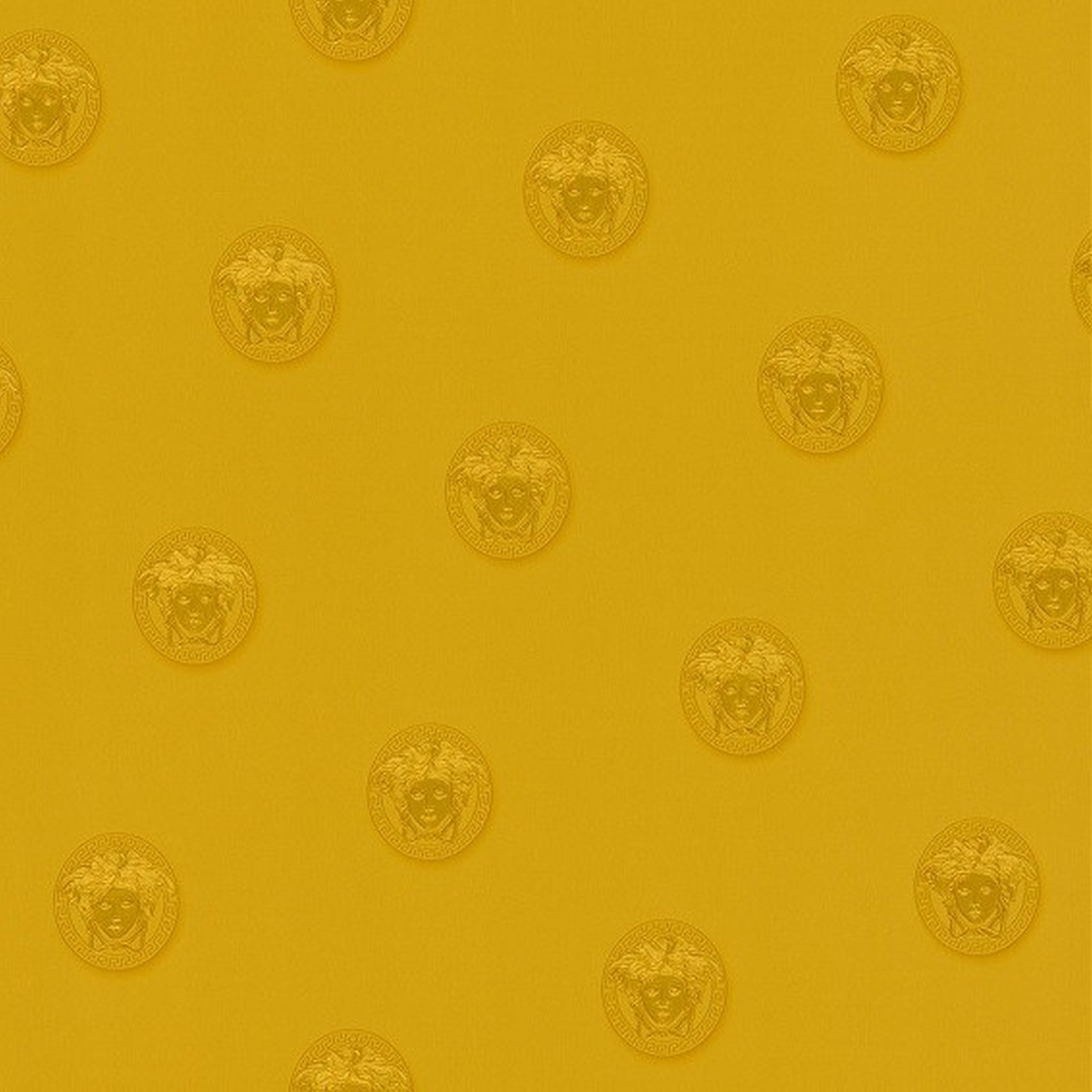 A.S. Creation Versace 3 348624 Carta da parati in tessuto non tessuto Vintage Retro 0,7 x 10,05 m Giallo