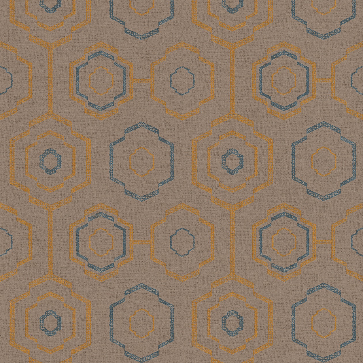 A.S. Creation Origine etnica 371773 Carta da parati in tessuto non tessuto Vintage 0,53 x 10,05 m Marrone