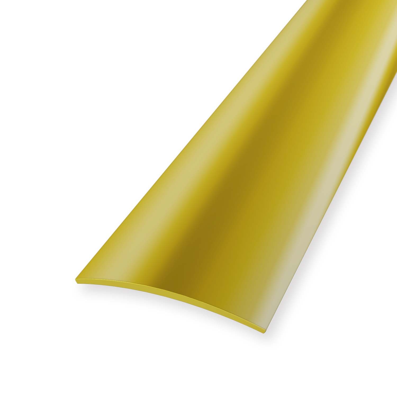 Profilo di transizione 3 x 30 x 1000 mm Ottone Lucido Profilo di transizione Liscio Autoadesivo Küberit