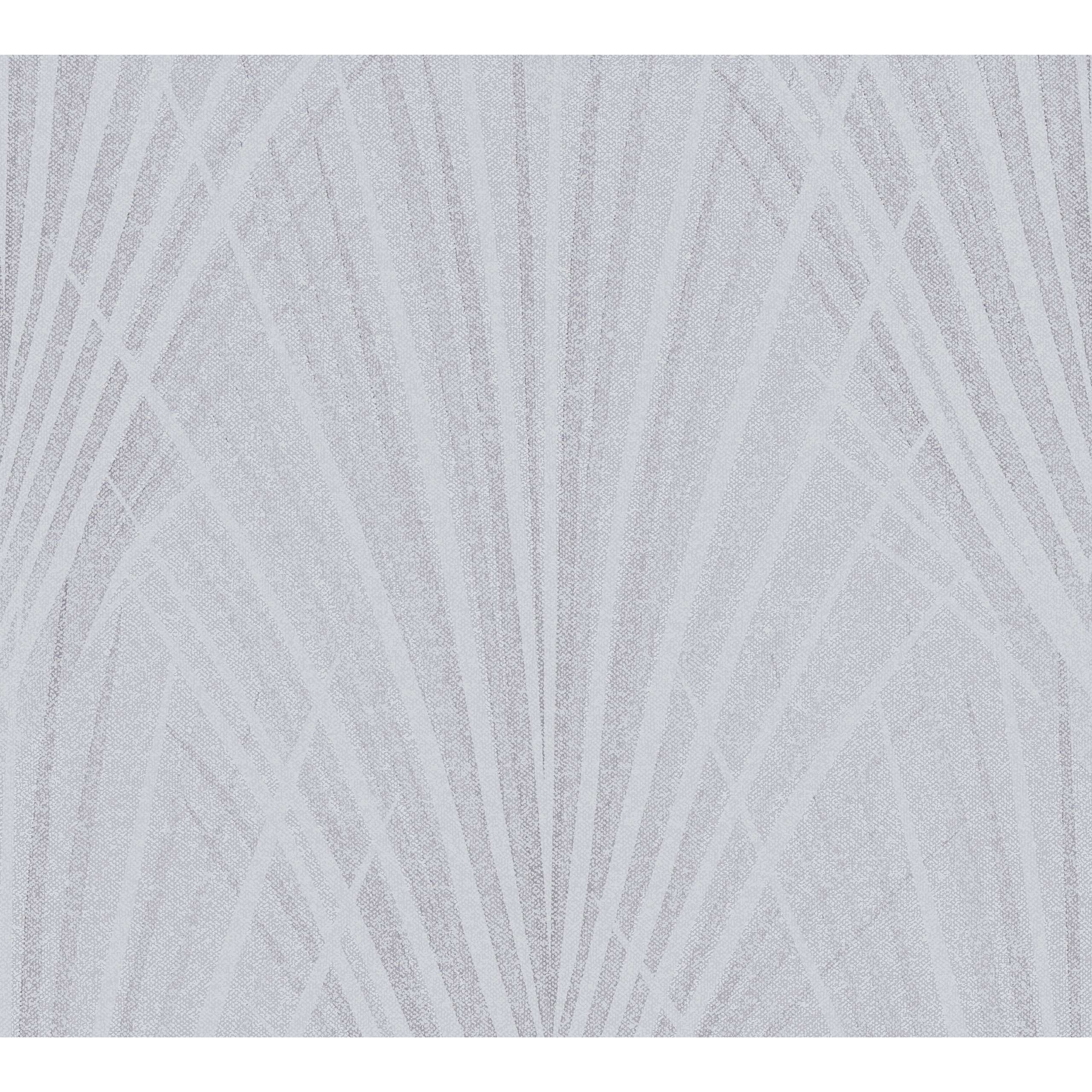 A.S. Creation New Elegance 375534 Carta da parati in tessuto non tessuto Aspetto naturale 0,53 x 10,05 m Grigio