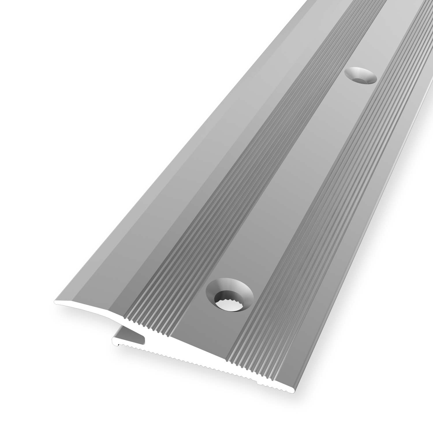 Profilo di compensazione 6,3 x 38 x 2700 mm Profilo di regolazione in alluminio compensazione dell'altezza scanalato Küberit