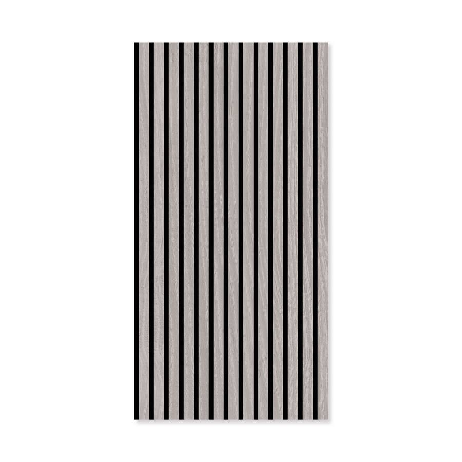 Pannello acustico modulare JANGAL 1040 x 520 x 10 mm Pannello acustico 3D in vero legno di quercia Oulanka