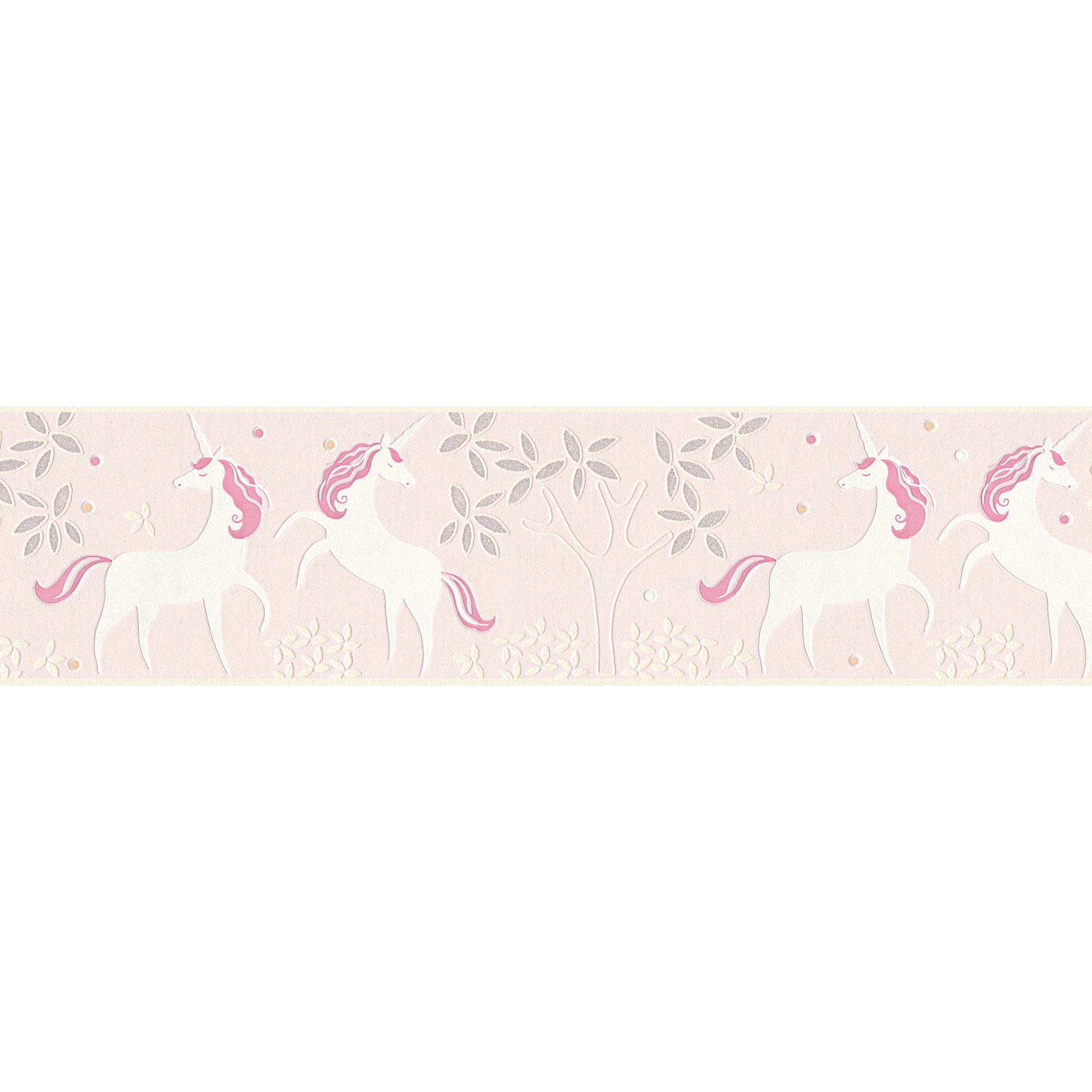 A.S. Creation Ragazzi e ragazze 6 369903 Bordo in tessuto non tessuto bordo 0,13 x 5 m Rosa