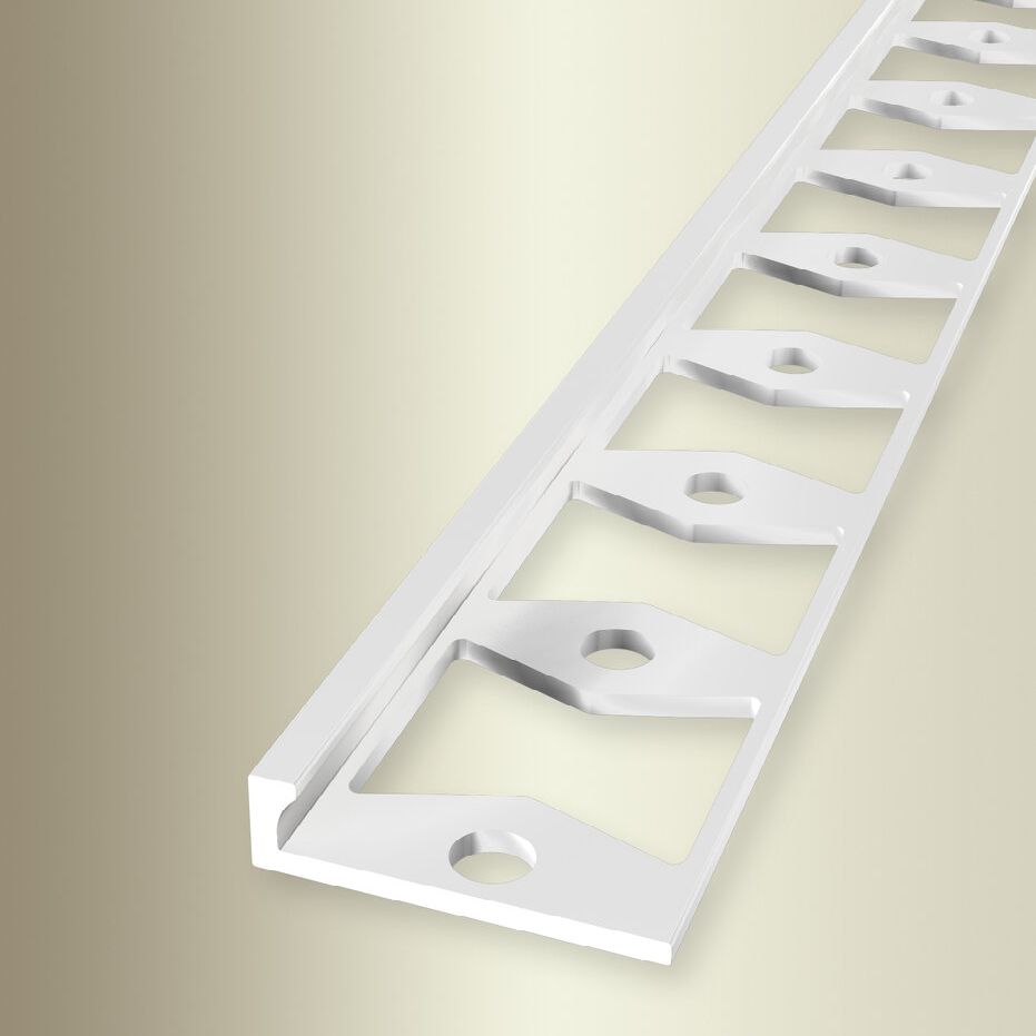 Profili di bordatura e finitura Küberit H 3,5 mm L 21 mm L 2500 mm altezza bordatura 2 mm alluminio anodizzato