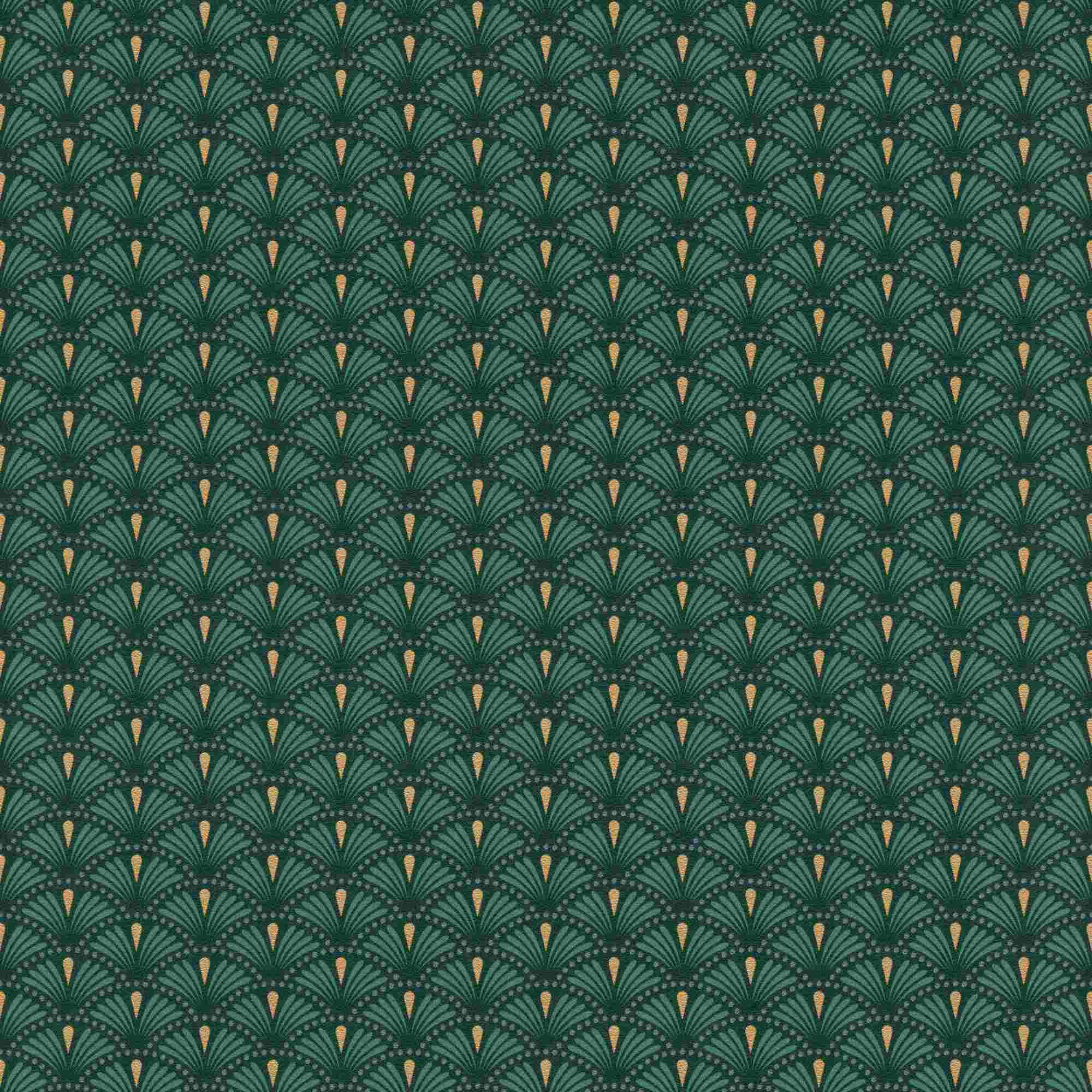 Rasch Selezione 637915 Carta da parati in tessuto non tessuto Motivi e fantasie 10,05 x 0,53 m Verde