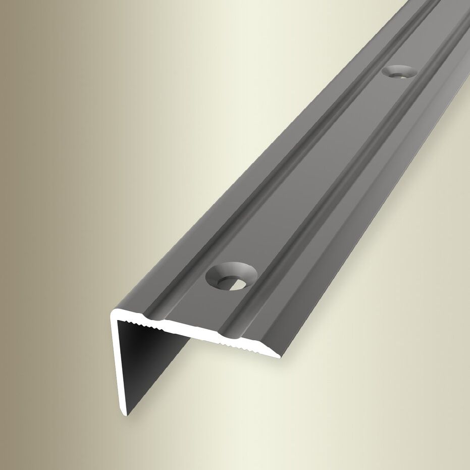 Profili per bordi e angoli per scale Küberit H 20 mm L 24,5 mm altezza bordo 0 - 17 mm alluminio anodizzato