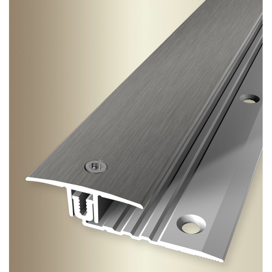 Profilo di transizione PROVISTON, larghezza 40 mm, altezza bordo 6,5 - 16 mm, striscia di transizione