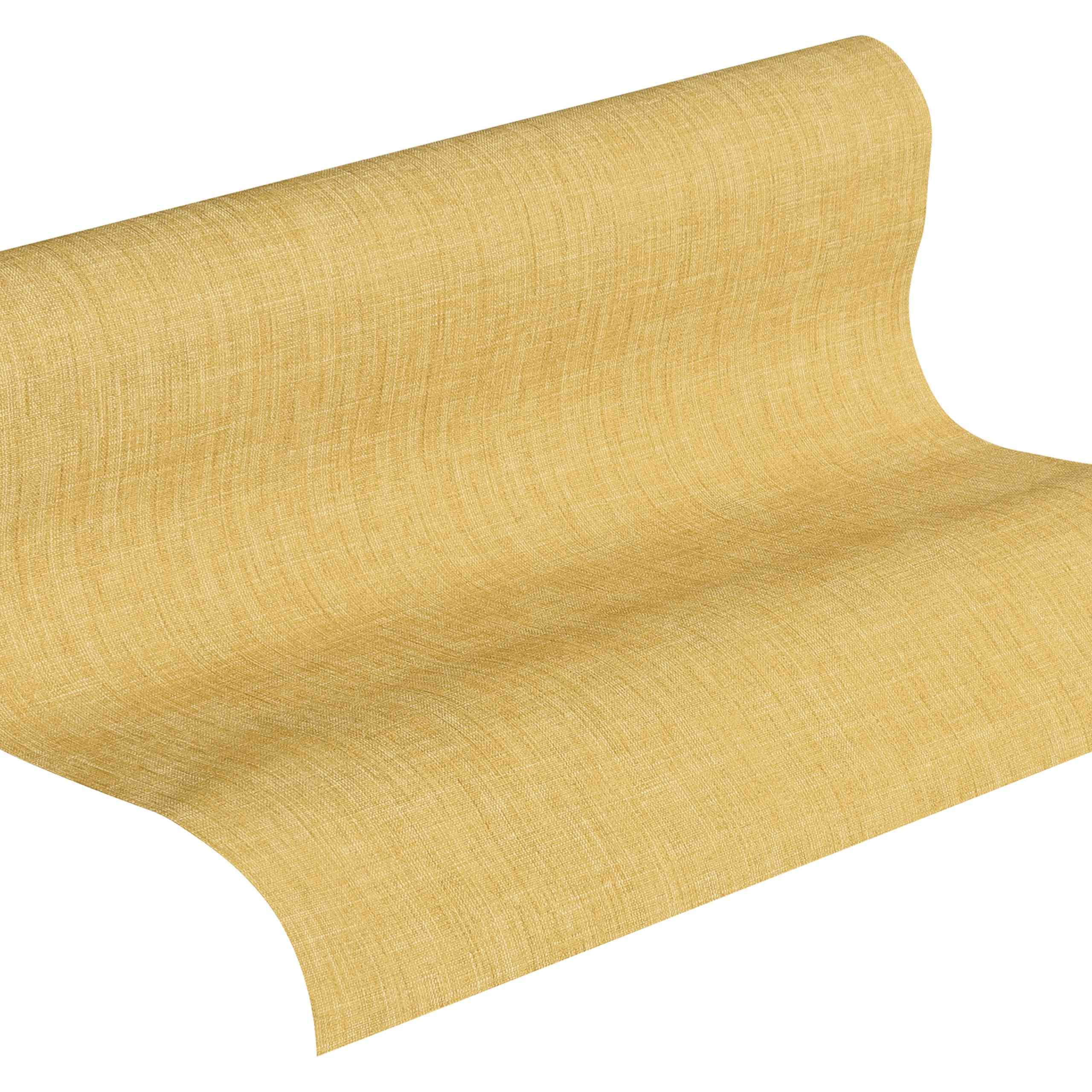 Carta da parati non tessuta 369221 Plain Yellow Metropolitan Stories A.S. Creation
